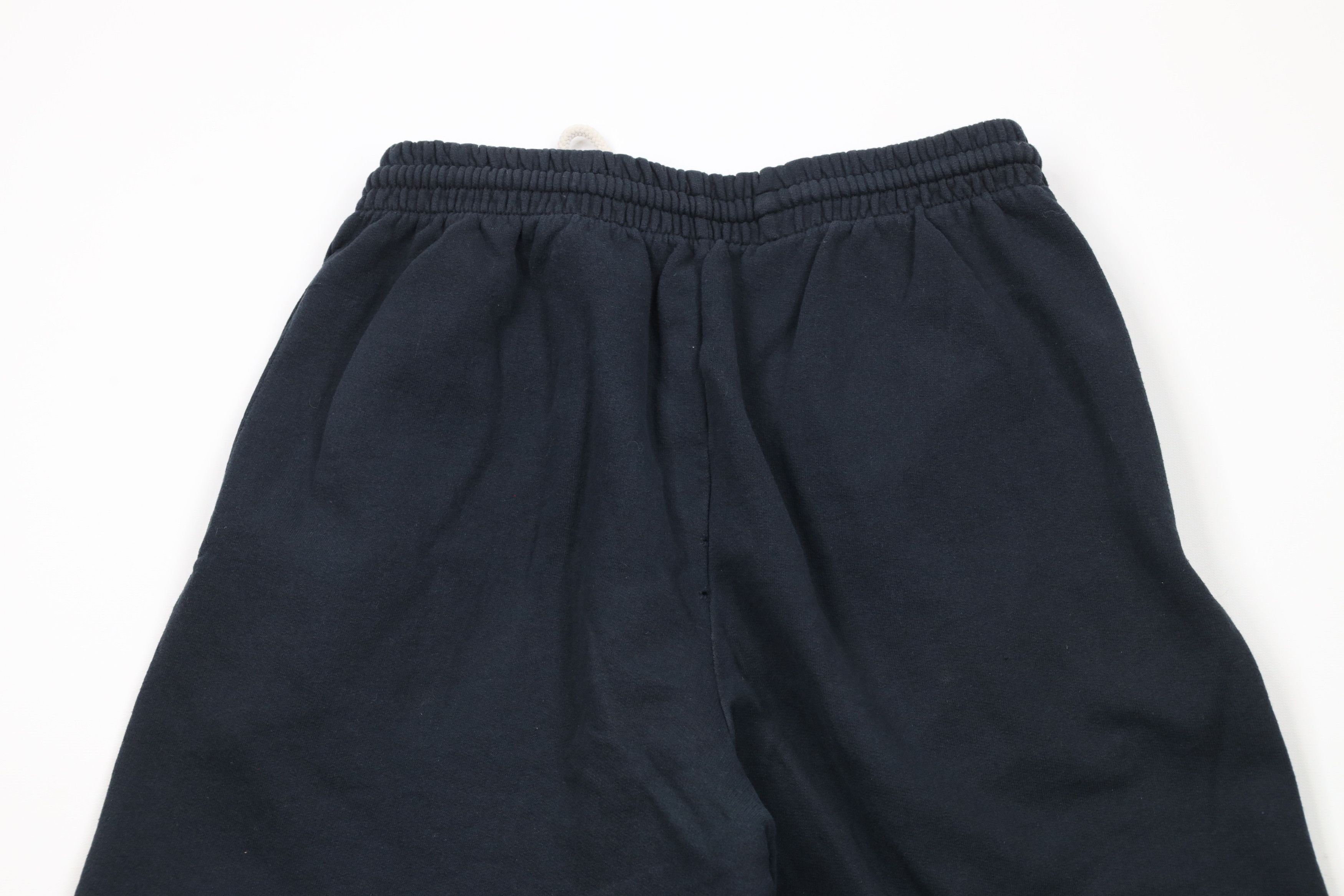 Vintage Vintage 90s Streetwear Blank Cuffed Sweatpants Joggers Black Size US 34 / EU 50 - 11 Thumbnail