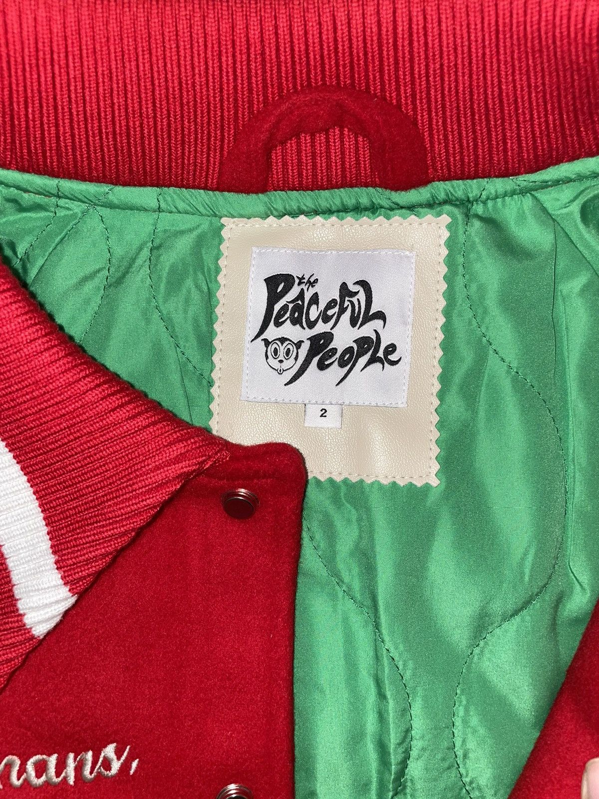 Designer The Peaceful People Varsity Jacket Size US S / EU 44-46 / 1 - 4 Thumbnail