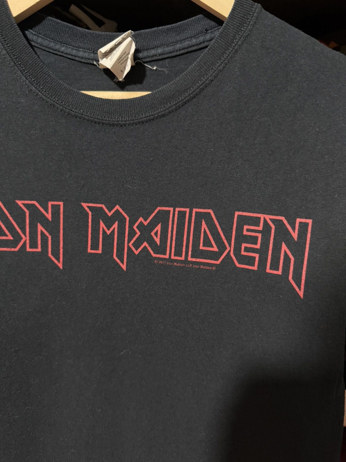 Band Tees Vintage 2015 Iron Maiden Rock Band Tour T-Shirt Y2K Hype Size US S / EU 44-46 / 1 - 4 Thumbnail