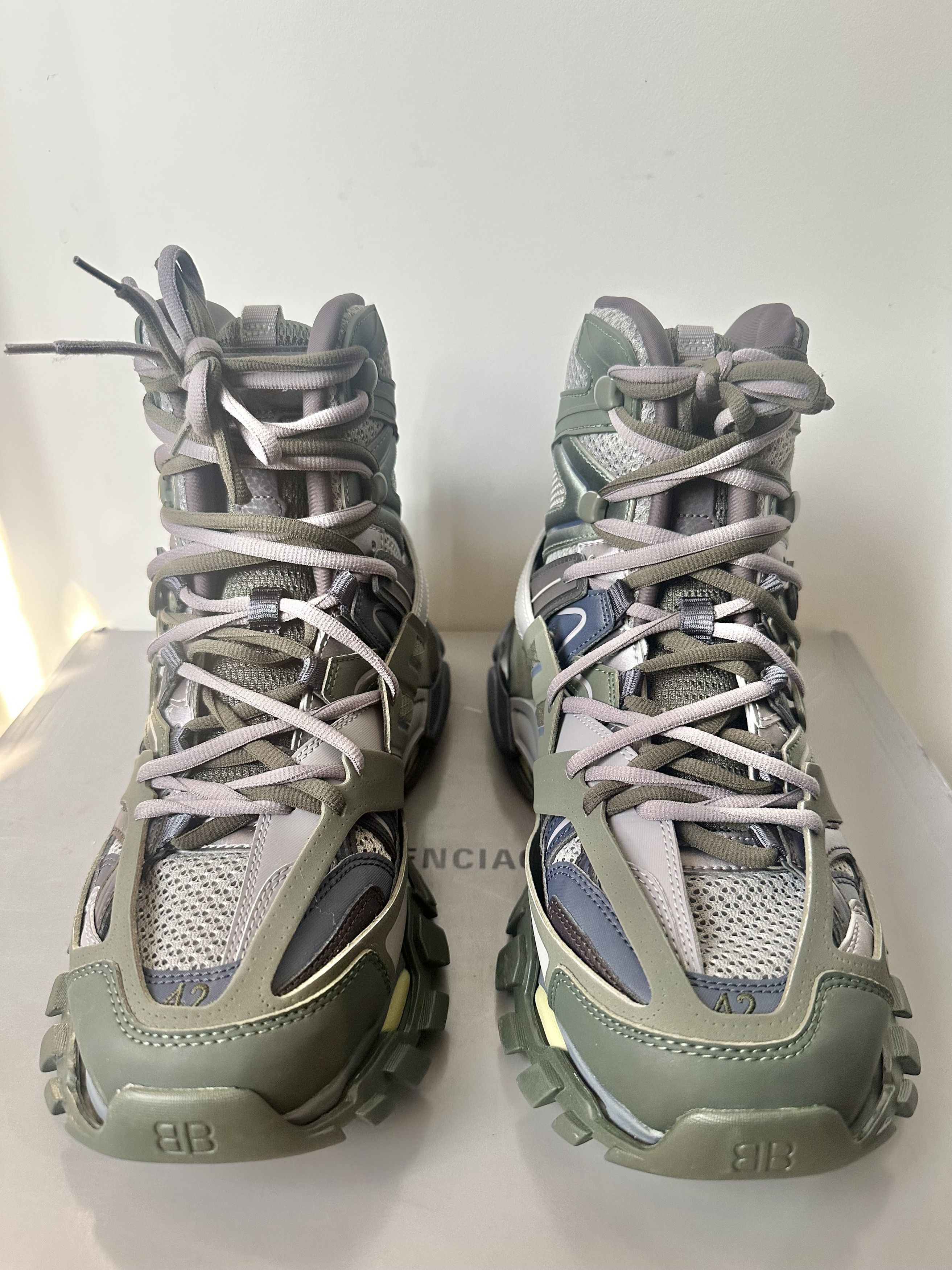 Balenciaga Balenciaga Track Hike Sneaker Green / Khaki / Grey Size US 9 / EU 42 - 2 Thumbnail