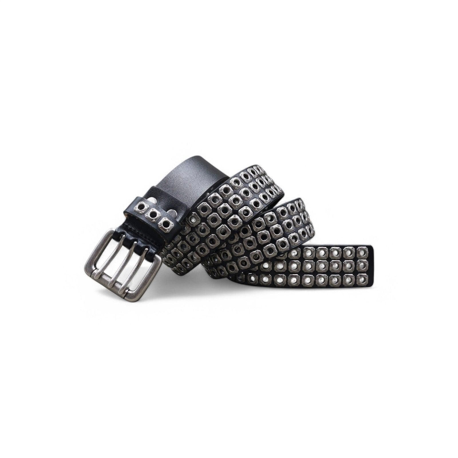 Other Leather Studded Belt Size ONE SIZE - 1 Thumbnail