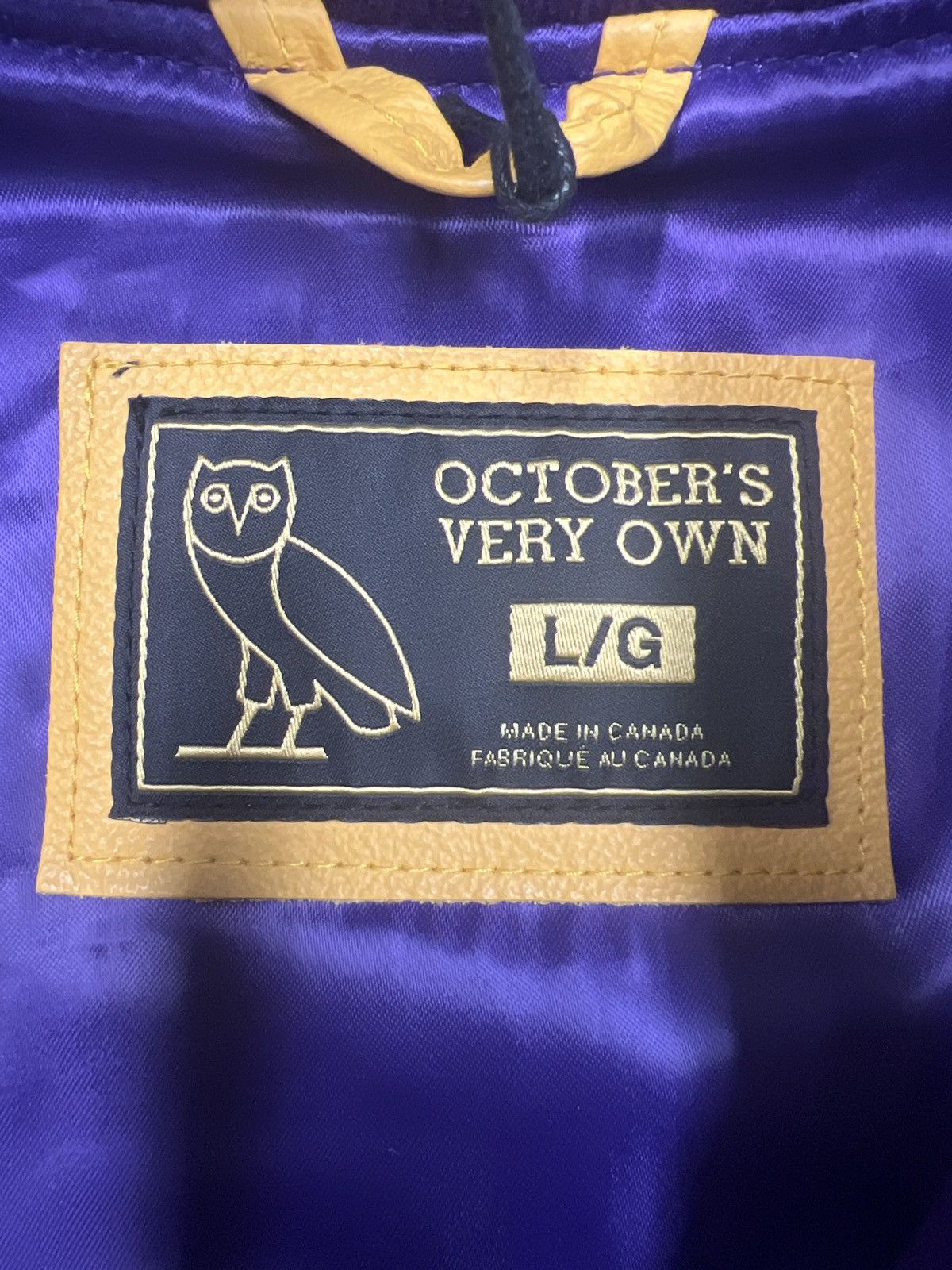 October's Very Own BRAND NEW OCTOBERS VERY OWN x LA LAKERS VARISTT JACKET Size US L / EU 52-54 / 3 - 6 Thumbnail