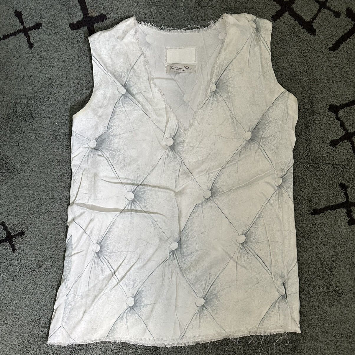 Maison Margiela Margiela trompe-l'oeil 'Chesterfield' print Fall 2004 Top Size M / US 6-8 / IT 42-44 - 1 Thumbnail