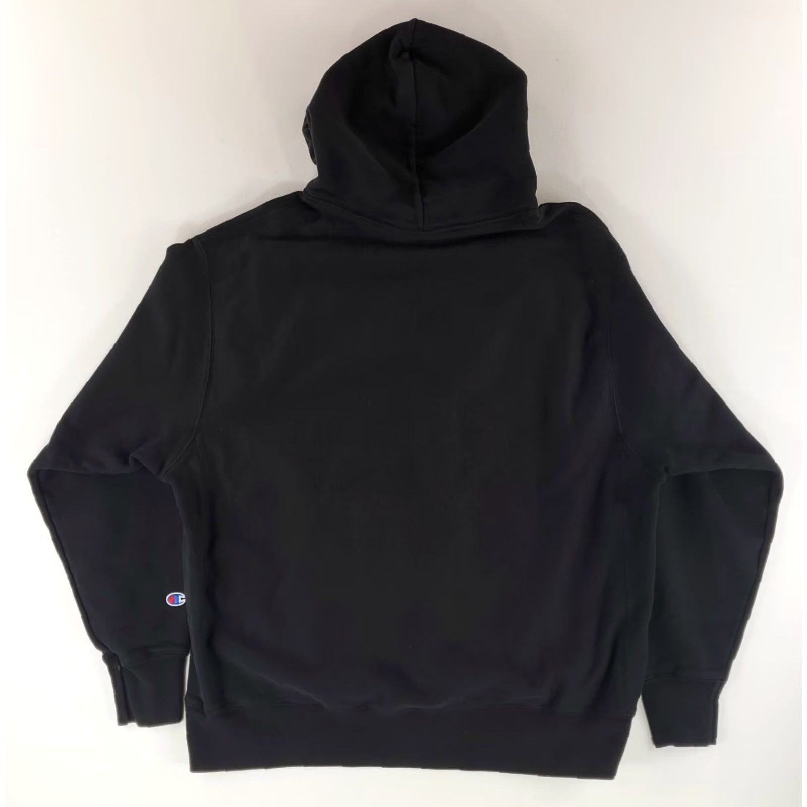 Champion Champion Hoodie Sweatshirt Long Sleeve Black Mens XL Spellout Pullover Size US XL / EU 56 / 4 - 4 Thumbnail