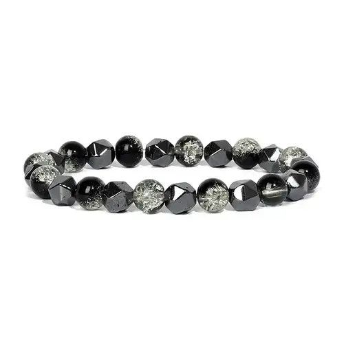 Jewelry Hematite beads Bracelet Size ONE SIZE - 3 Thumbnail