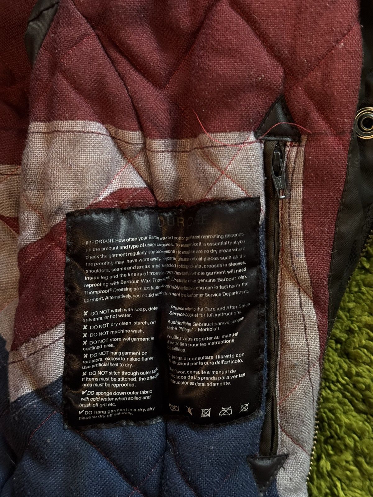 Barbour × Designer Barbour Brighton parka waxed faded jacket Size S / US 4 / IT 40 - 11 Thumbnail