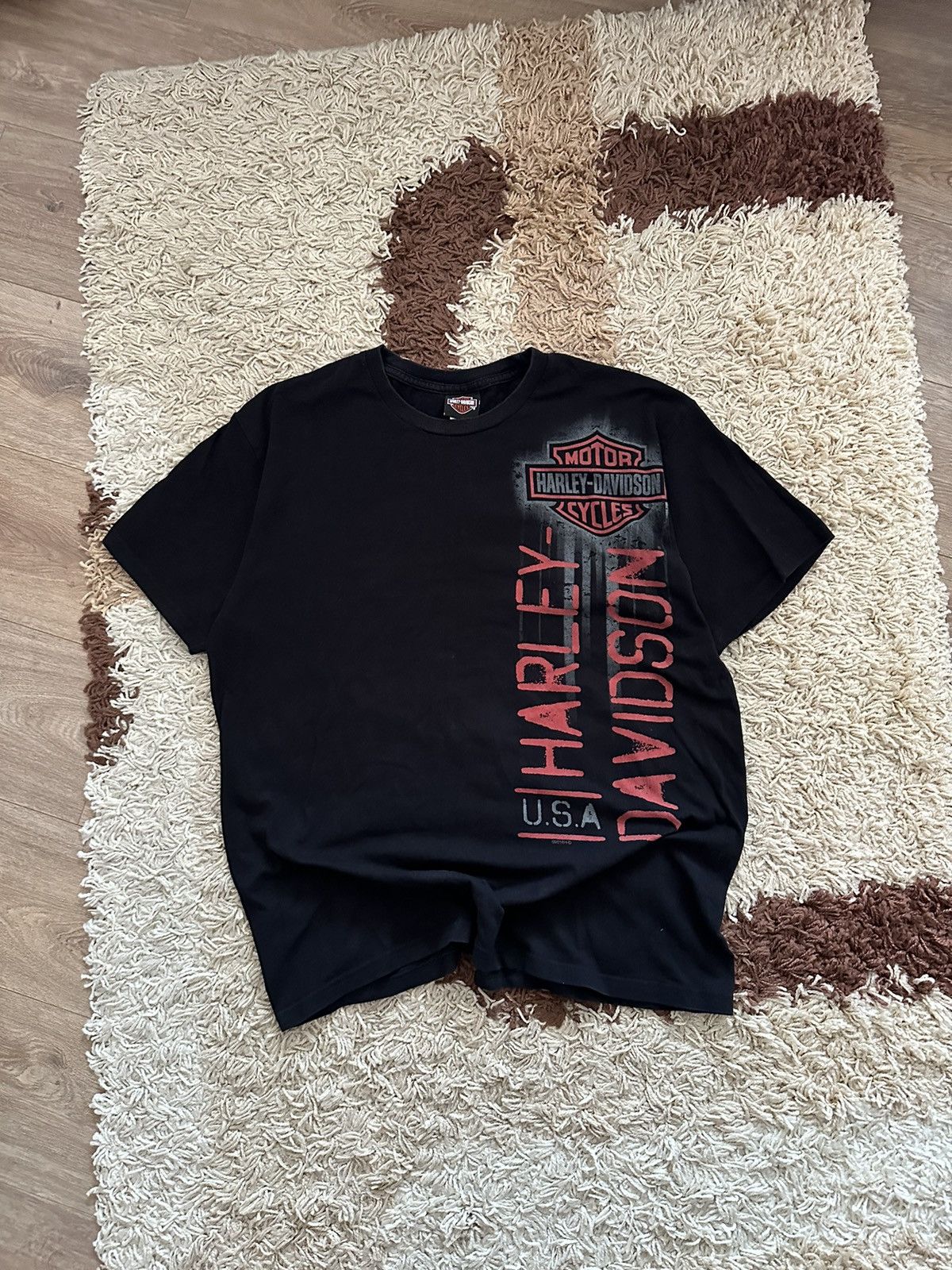 Harley Davidson × Vintage 🔥VINTAGE Y2K DISTRESSED HARLEY DAVIDSON T-SHIRT🔥 Size US XL / EU 56 / 4 - 1 Thumbnail