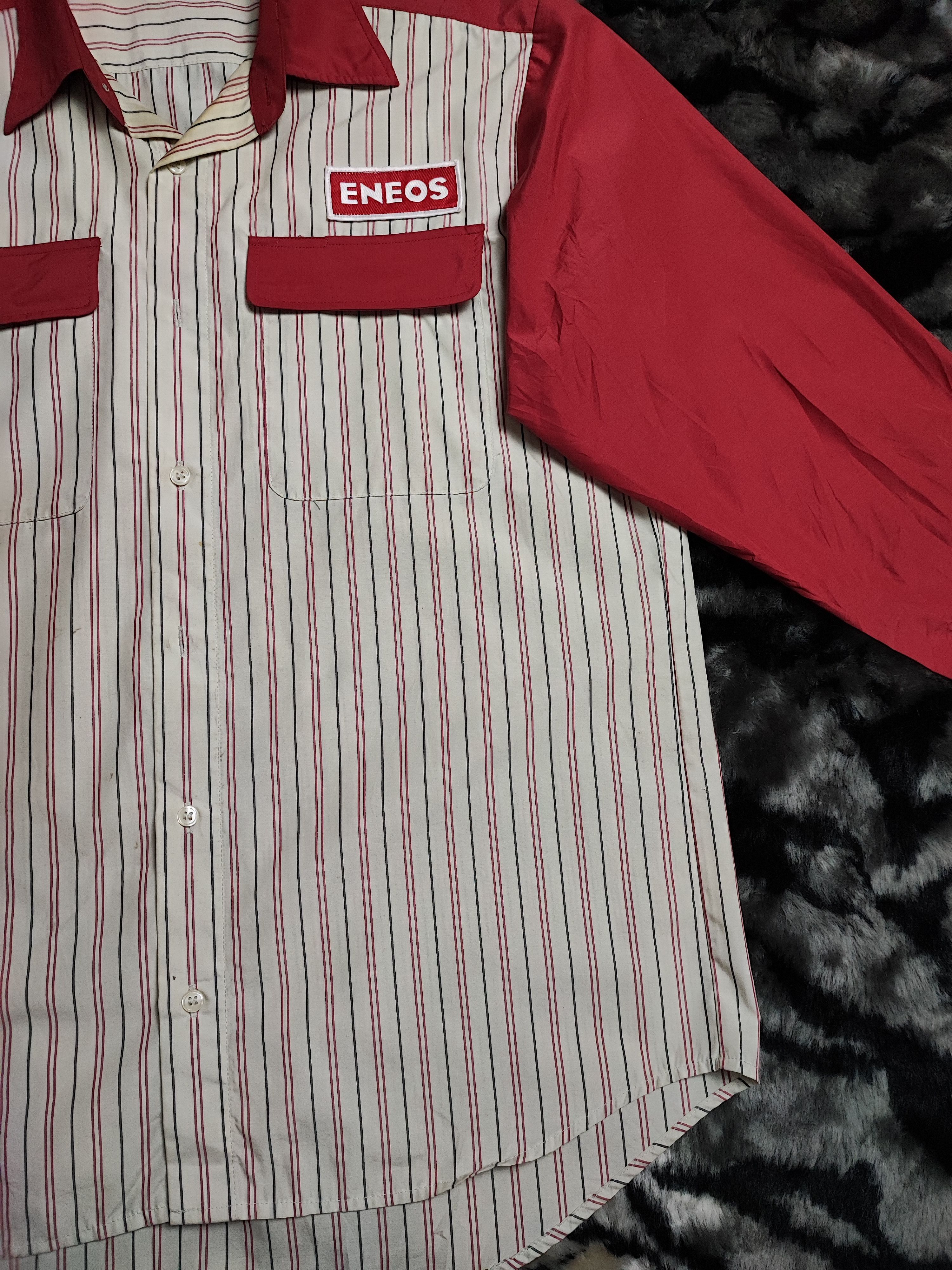 Japanese Brand Vintage Eneos Shirt Jdm Initial D Style Size US L / EU 52-54 / 3 - 6 Thumbnail