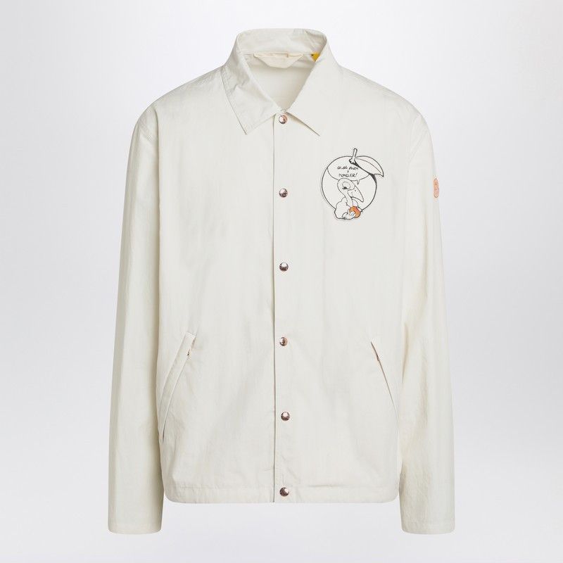 Moncler Genius Moncler Genius White Satsuma Shacket In Canvas And Nylon Size US L / EU 52-54 / 3 - 1 Thumbnail