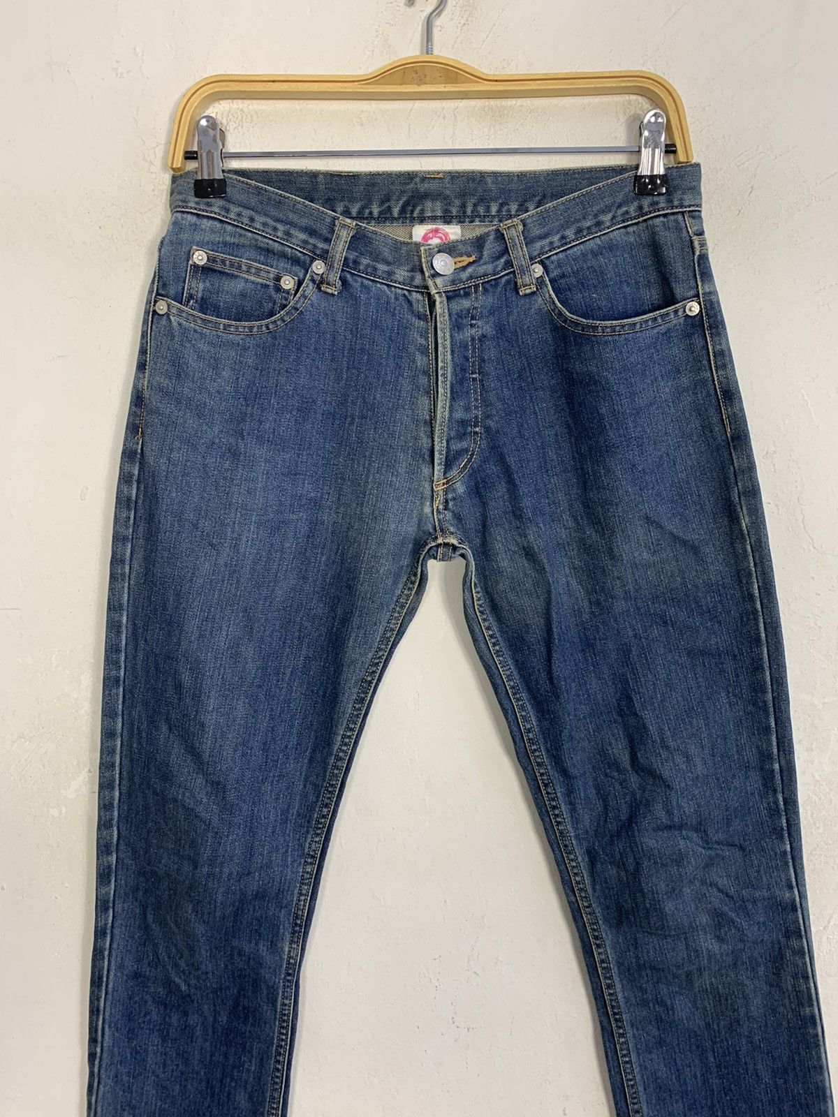 Japanese Brand × X-Girl Hype X-Girl Indigo Japan Denim Jeans Skinny Size 30" / US 8 / IT 44 - 3 Thumbnail