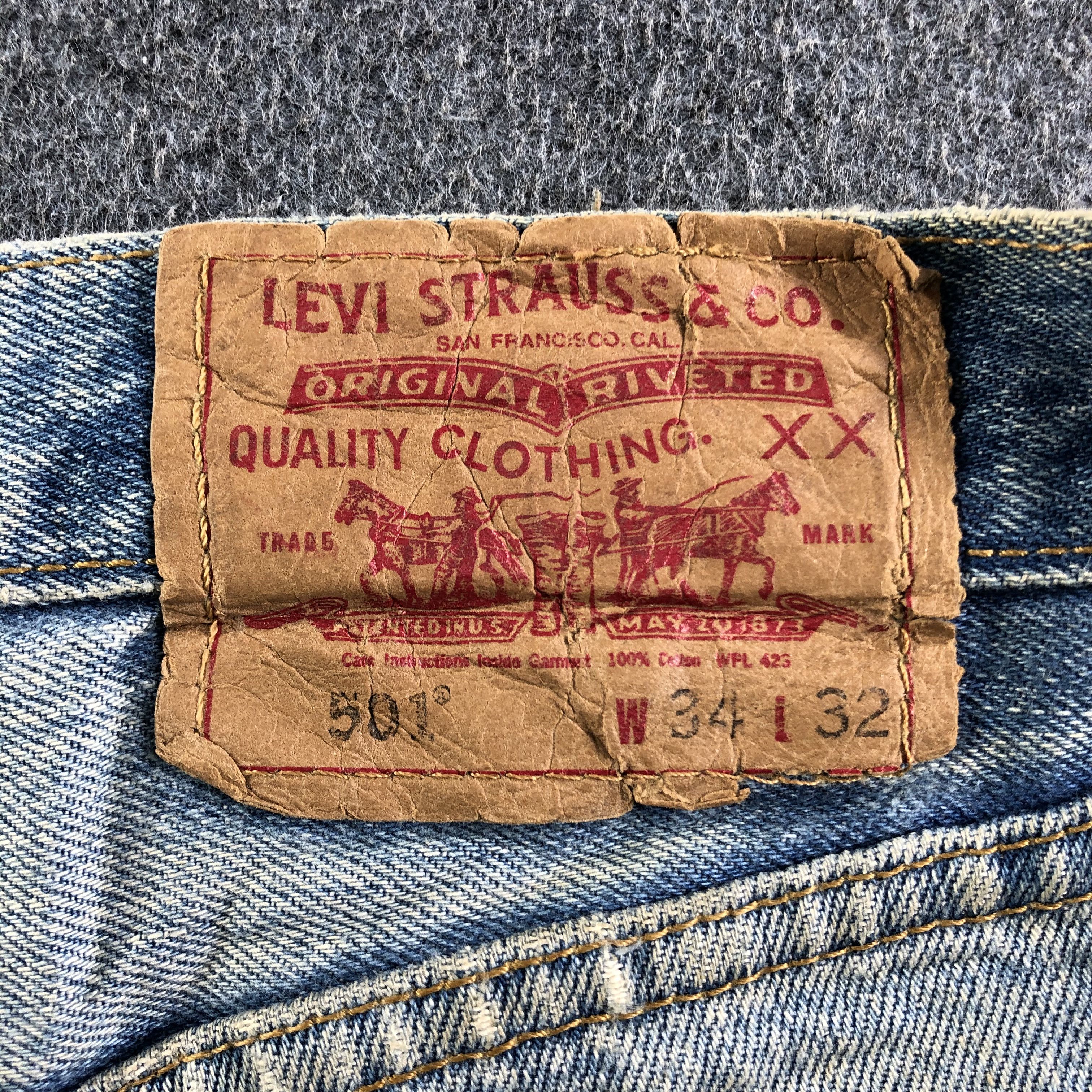 Levi's Vintage 90s Levis 501 Jeans-J3743 Size US 35 - 5 Thumbnail
