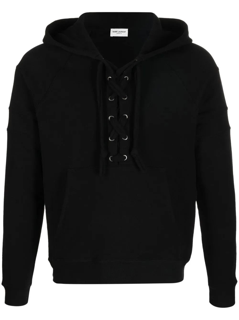 Saint Laurent Paris o1y0325 Hoodie in Black Size US L / EU 52-54 / 3 - 1 Thumbnail