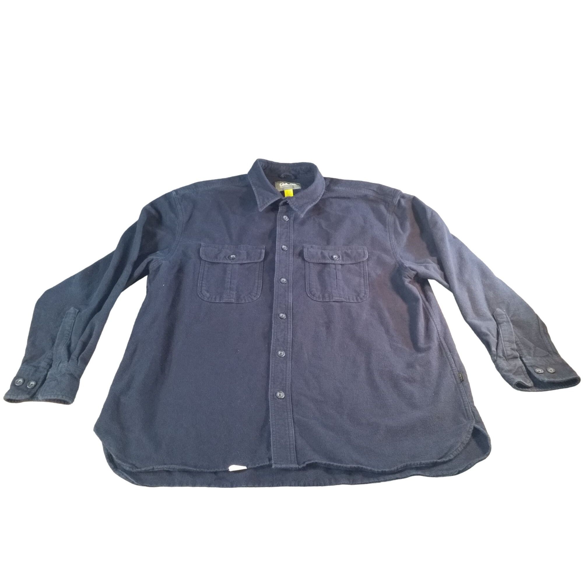 Cabelas Cabela's Flannel Button Up Shirt Men Sz XL Blue Long Sleeve Size US XL / EU 56 / 4 - 1 Thumbnail