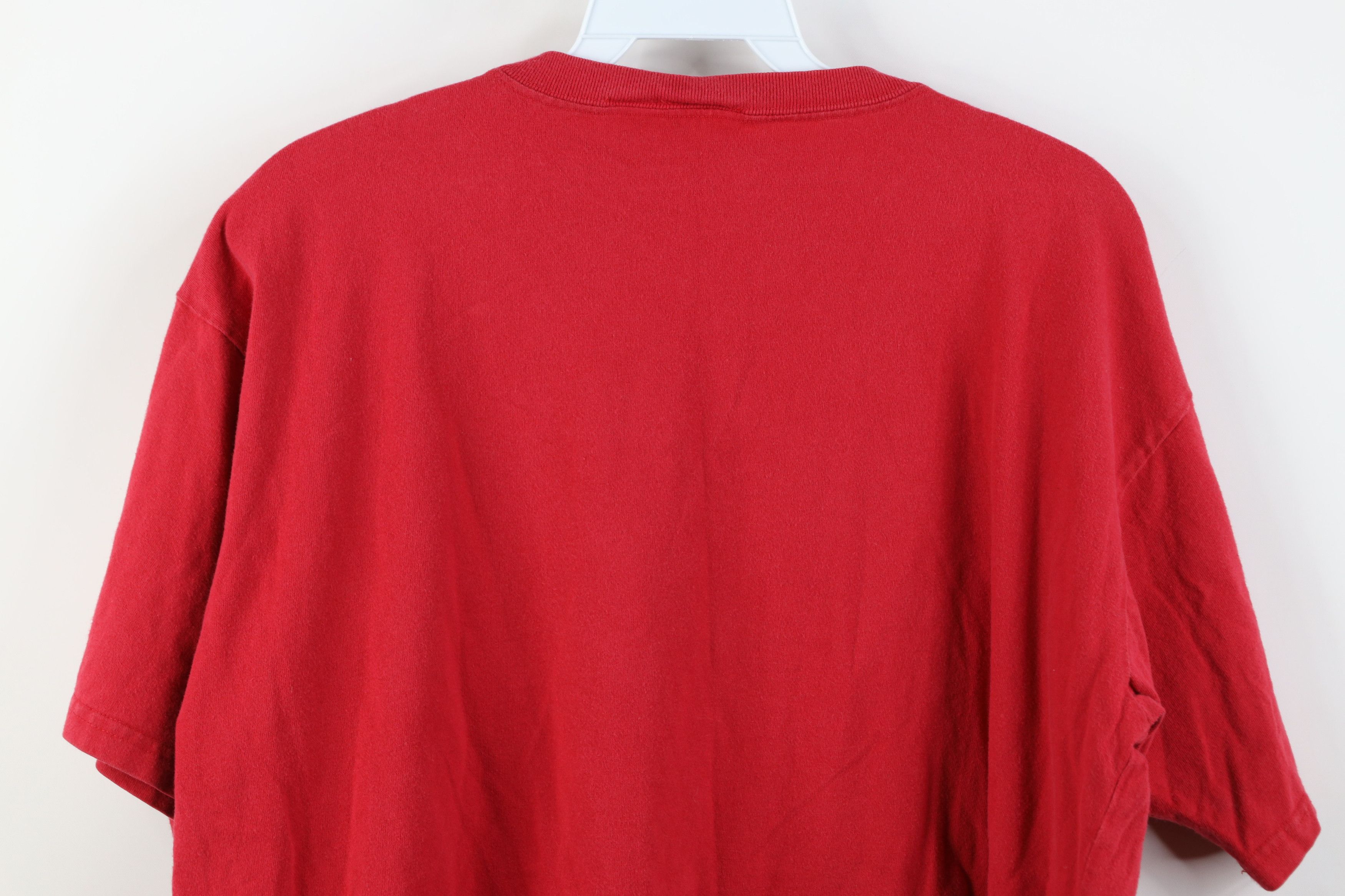 Levi's Vintage 90s Levis Spell Out Short Sleeve T-Shirt Red Size M / US 6-8 / IT 42-44 - 12 Thumbnail