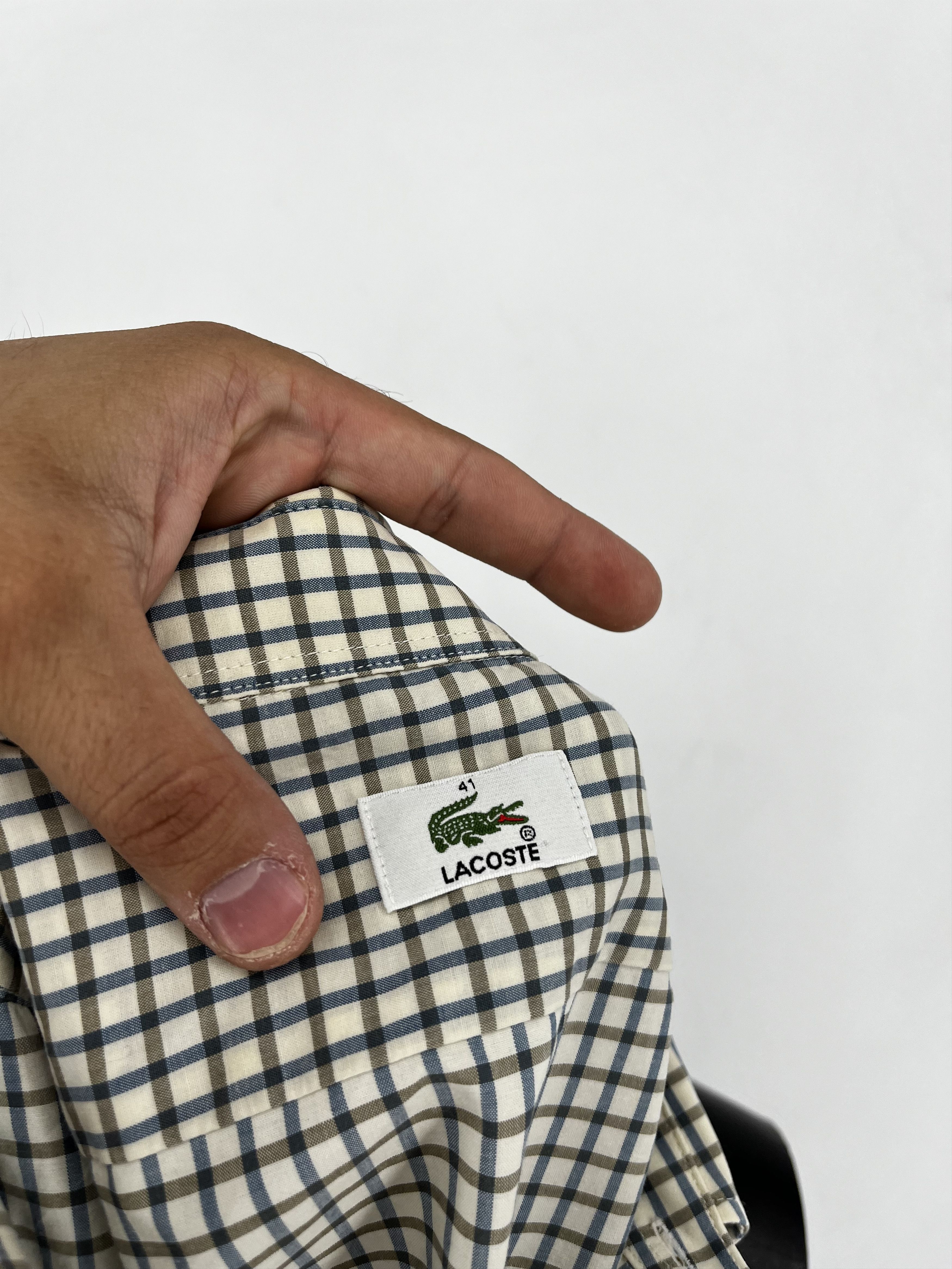 Lacoste Lacoste vintage luxury streetwear shirt Size US L / EU 52-54 / 3 - 10 Thumbnail