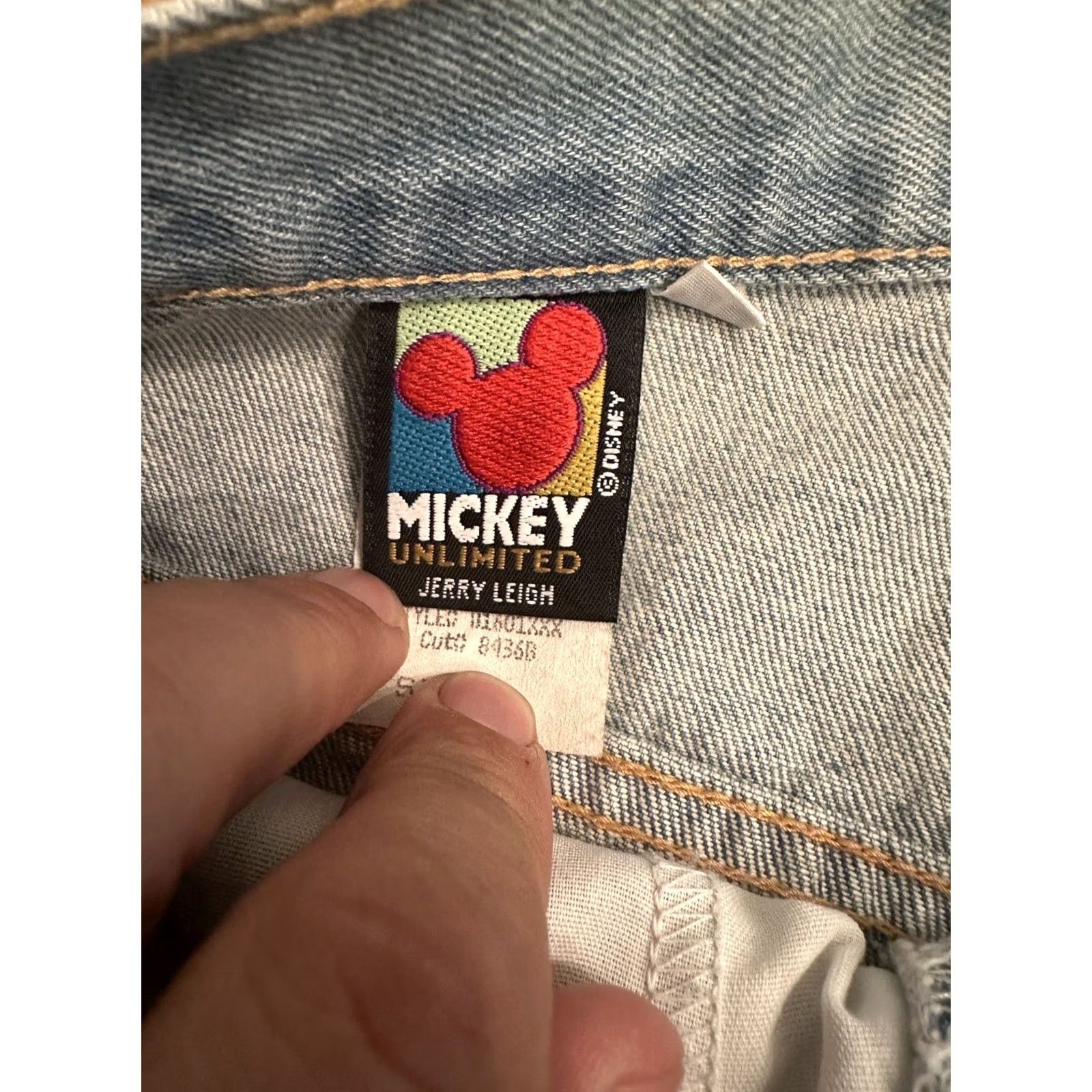 Vintage VINTAGE 90s Disney Jerry Leigh Ice Skating Micky Mouse Jeans Women Size 7 Blue Straight Size 28" / US 6 / IT 42 - 6 Thumbnail