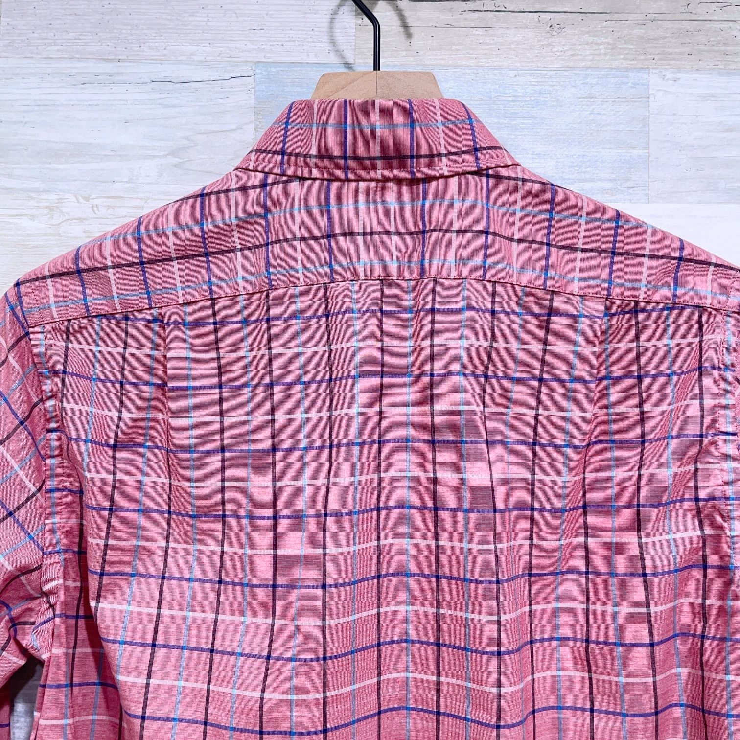 J.Crew J Crew 120s 2 Ply Ludlow Dress Shirt Red Spread Mens Small Size US S / EU 44-46 / 1 - 4 Thumbnail