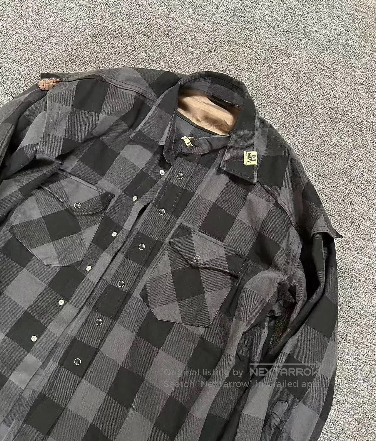 Maison MIHARA YASUHIRO Maison MIHARA YASUHIRO Black Shirt Jacket. Size US S / EU 44-46 / 1 - 3 Thumbnail