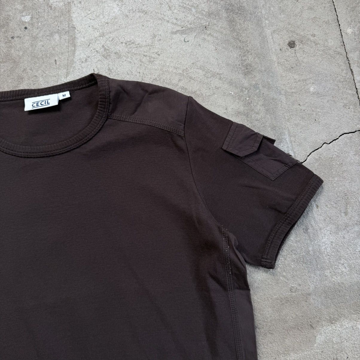 Seditionaries Vintage Y2K Cecil Brown Utility T-Shirt Size US M / EU 48-50 / 2 - 5 Thumbnail