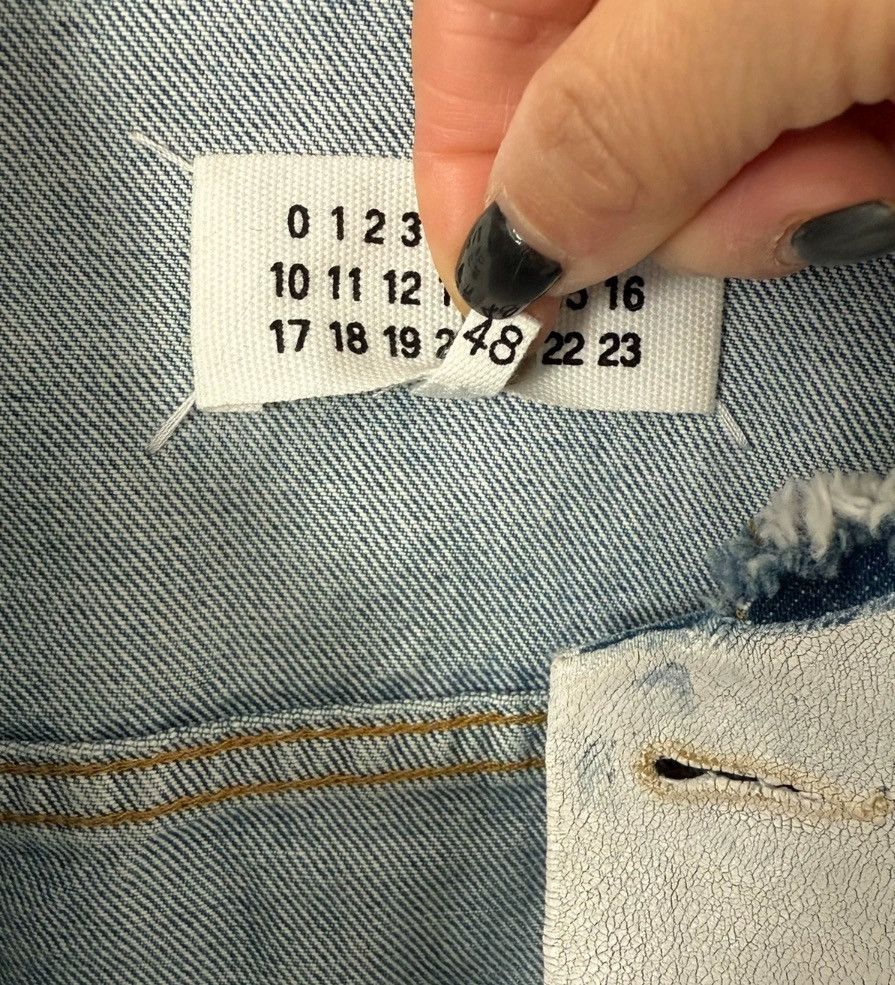 Maison Margiela Maison Margiela Painted Collarless Denim Jack 2412-Nextarrow Size US M / EU 48-50 / 2 - 3 Thumbnail