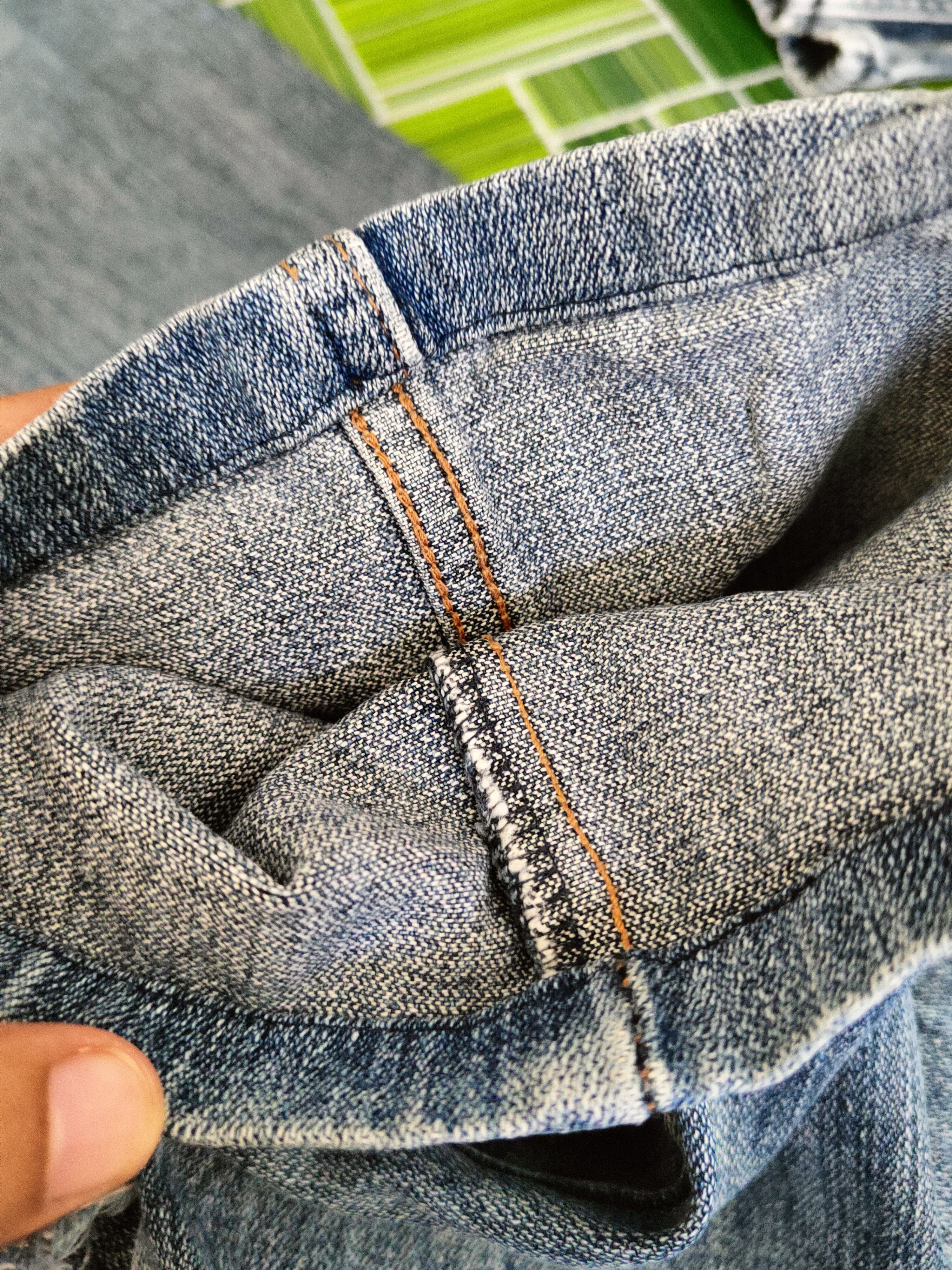 Japanese Brand DL Nylaus Blue Distressed Ripped Jeans #46-104 Size US 32 / EU 48 - 13 Thumbnail