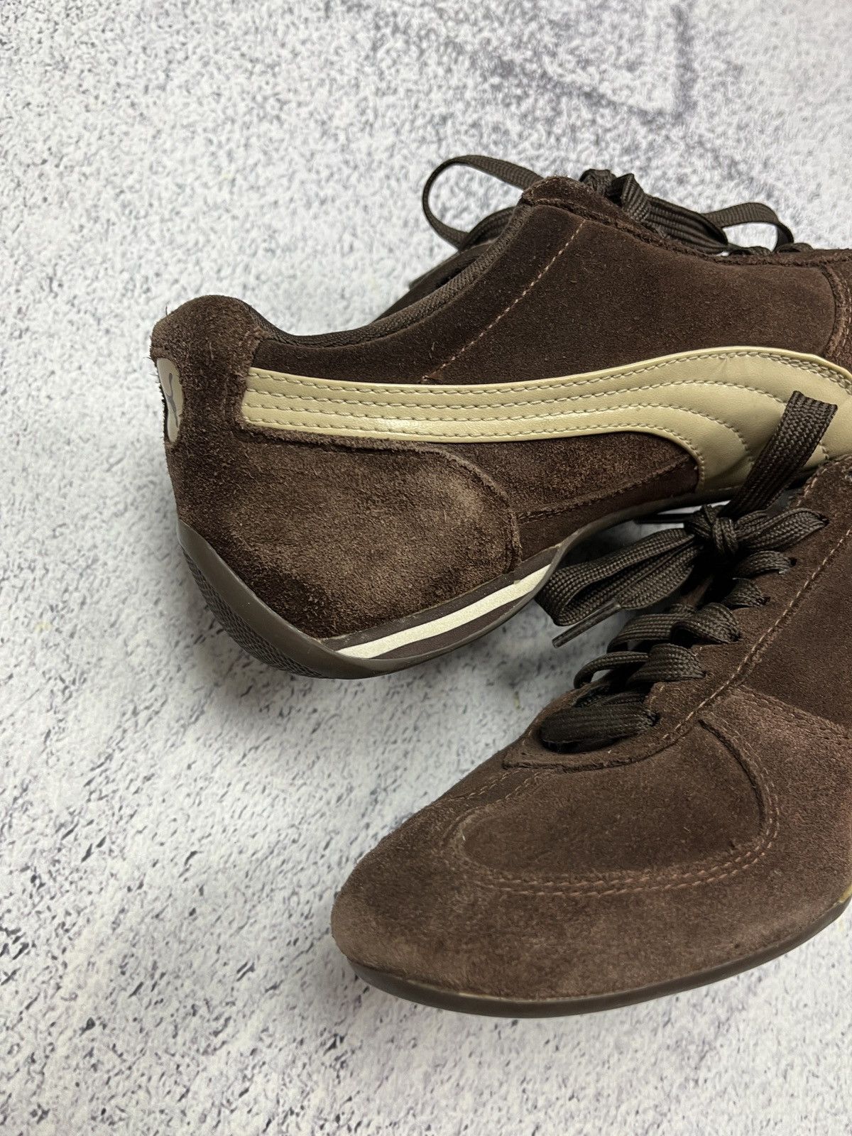 Puma Puma Speedcat Brown Vintage 90’s Sneakers Y2K Hype Japanese Size US 7 / IT 37 - 8 Thumbnail