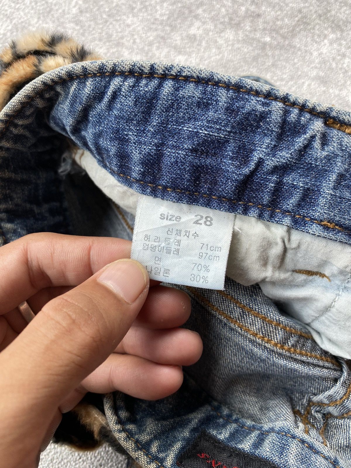 If Six Was Nine × Japanese Brand × Le Grande Bleu (L.G.B.) 2000s XST Mudwashed Flared Jean Pant Size US 30 / EU 46 - 6 Thumbnail