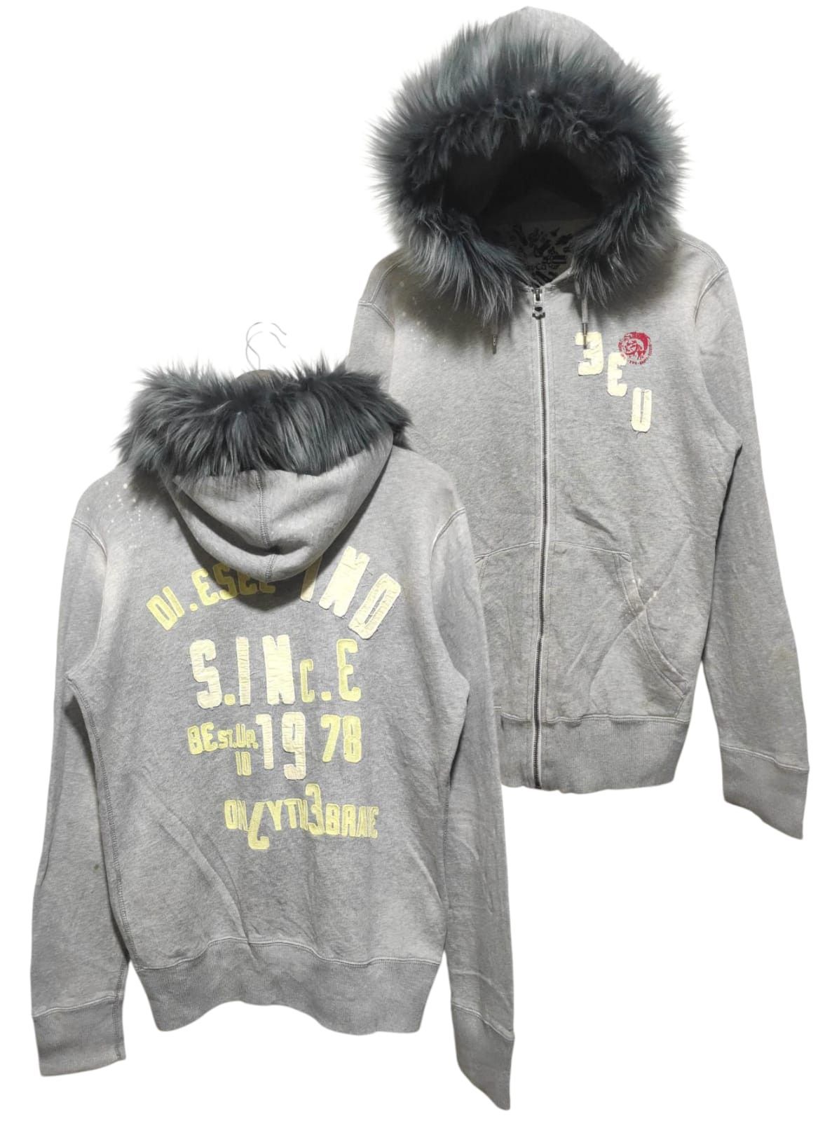 If Six Was Nine Diesel Zipper Fur Hoodie LGB IfSixWasNine style Size US L / EU 52-54 / 3 - 1 Thumbnail