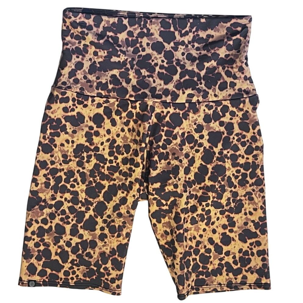 Other Onzie Tortoise Shell High-Rise Biker Shorts Size: XS Size 25" / US 0 / IT 36 - 1 Thumbnail