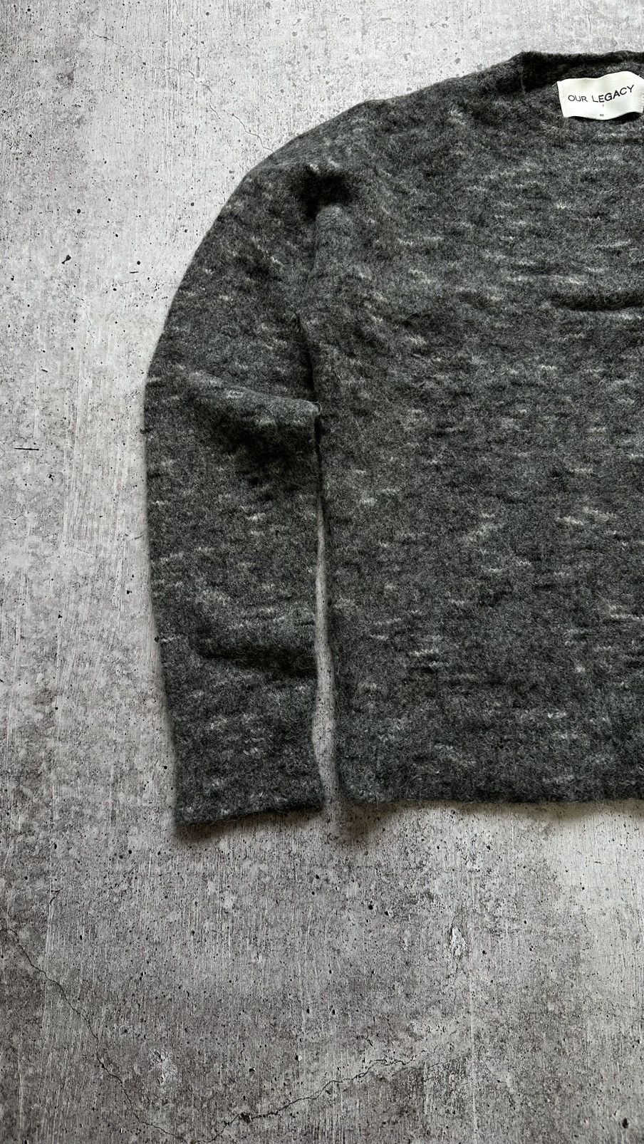 Our Legacy Our Legacy AW15 Alpaca Wool Grey Sweater Size US M / EU 48-50 / 2 - 2 Thumbnail