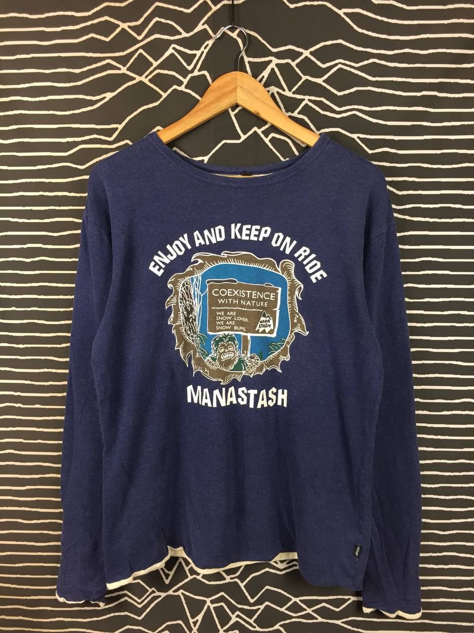 Manastash Manastash Hemp Knit Coexistence With Nature Graphic Tee Size US L / EU 52-54 / 3 - 1 Thumbnail