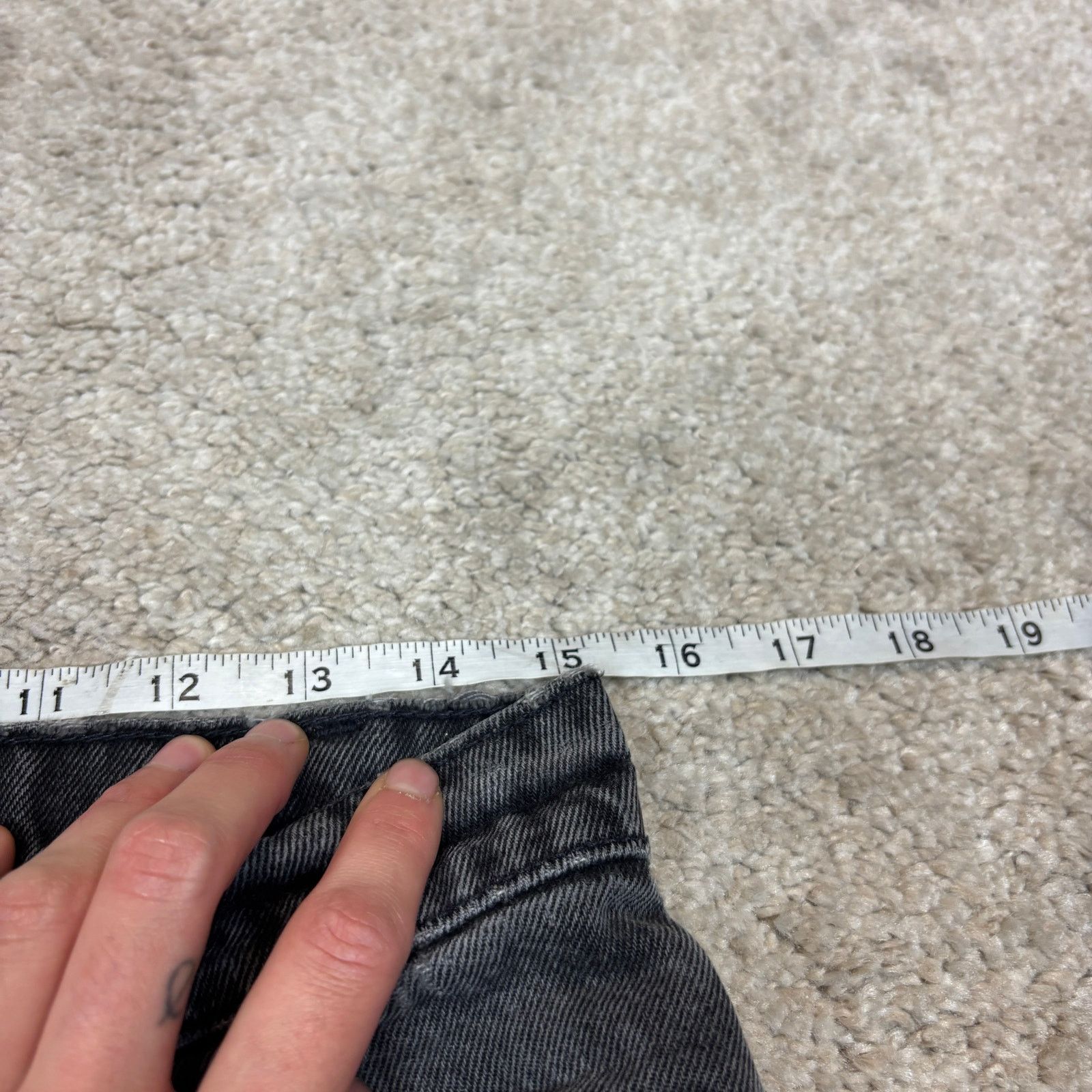 Levi's × Vintage Vintage 90s Levi's 550 Relaxed Fit Tapered Black Jeans 31x32 Size US 31 - 7 Thumbnail