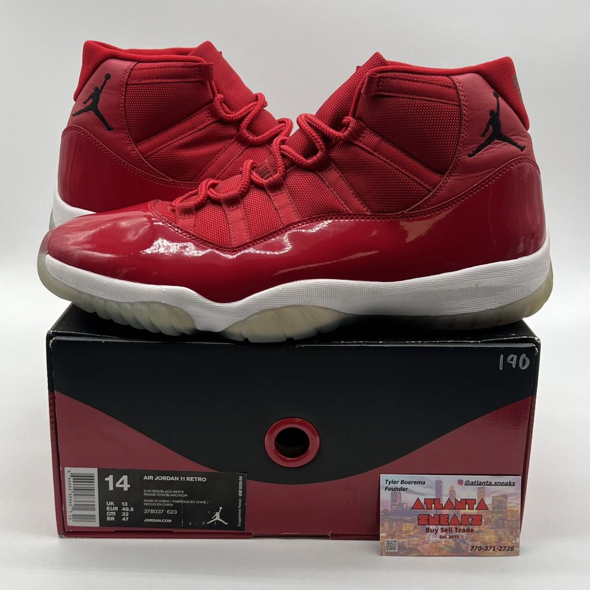 Jordan Brand Air Jordan 11 win like 96 Size US 14 / EU 47 - 1 Thumbnail