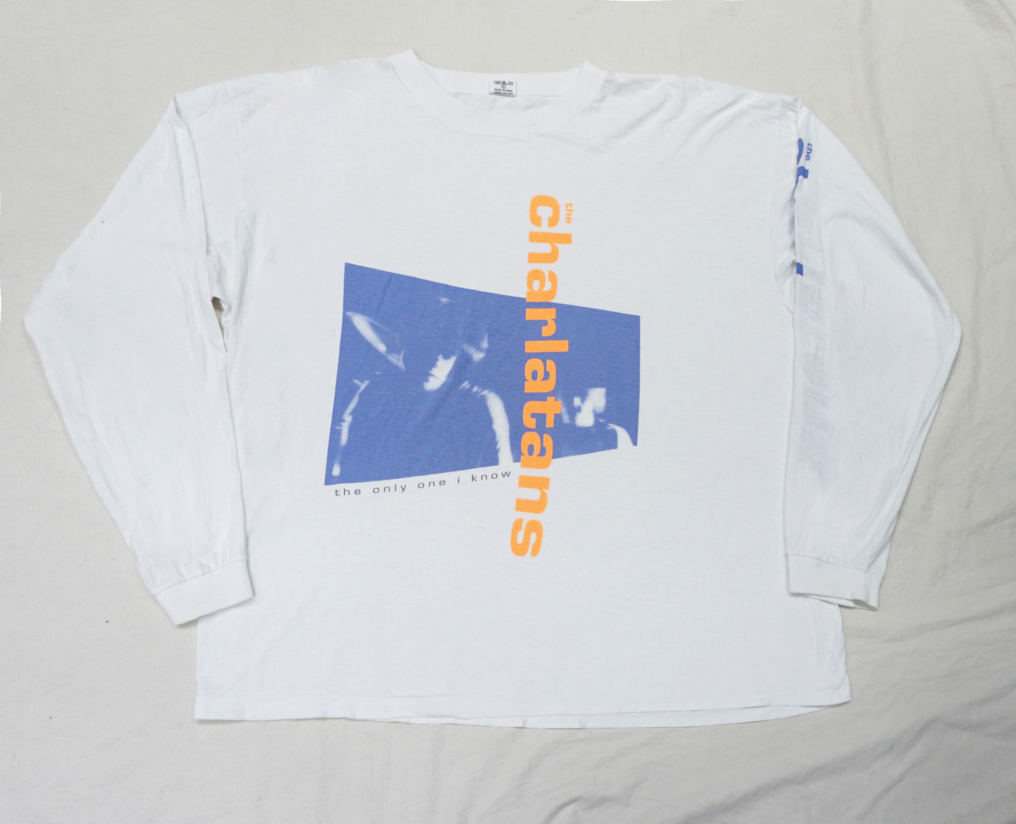 Band Tees × Vintage 90's The Charlatans "The Only One i know" Long-sleeved Shirt Size US XL / EU 56 / 4 - 1 Thumbnail