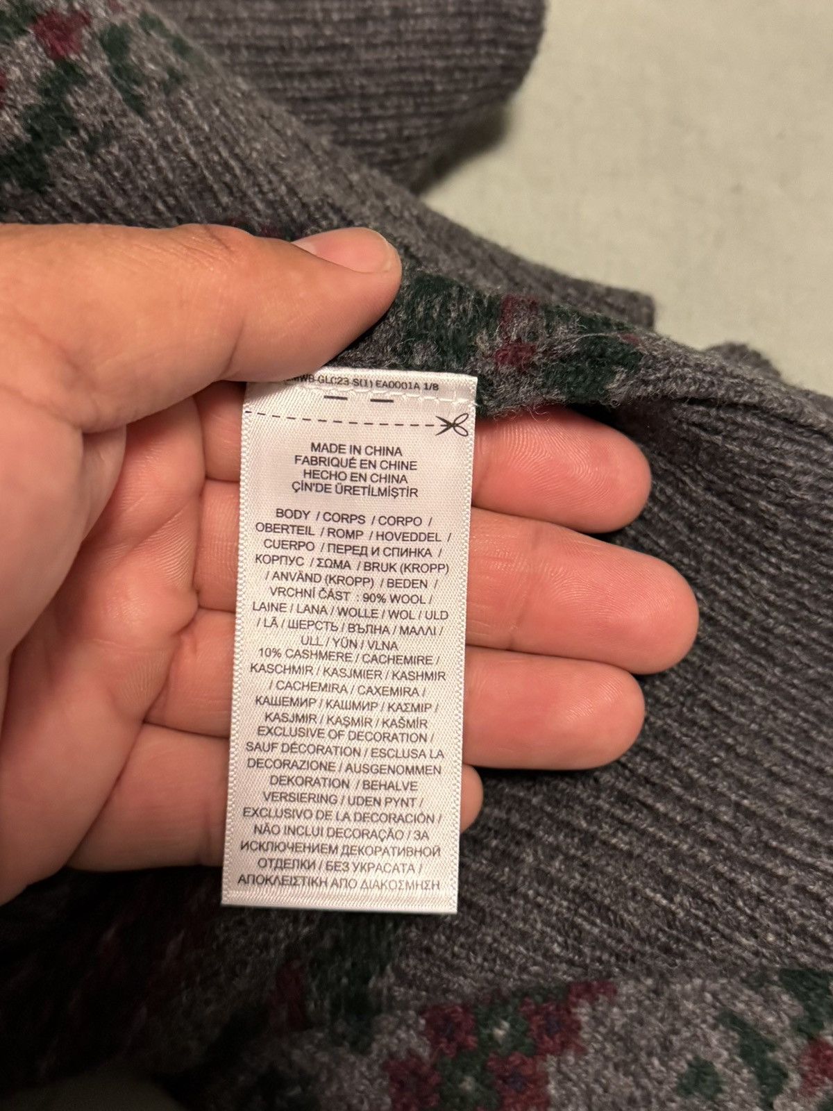 Polo Ralph Lauren Polo Ralph Lauren Size Medium Wool Cashmere Fair Isle sweate Size US M / EU 48-50 / 2 - 6 Thumbnail