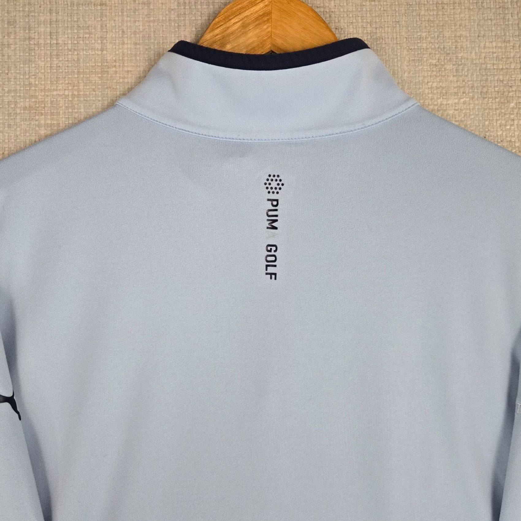 Puma PUMA Pullover Mens 2XL Blue THE PLAYERS Zip Cloud Spun Performance Sawgrass Size US XXL / EU 58 / 5 - 7 Thumbnail