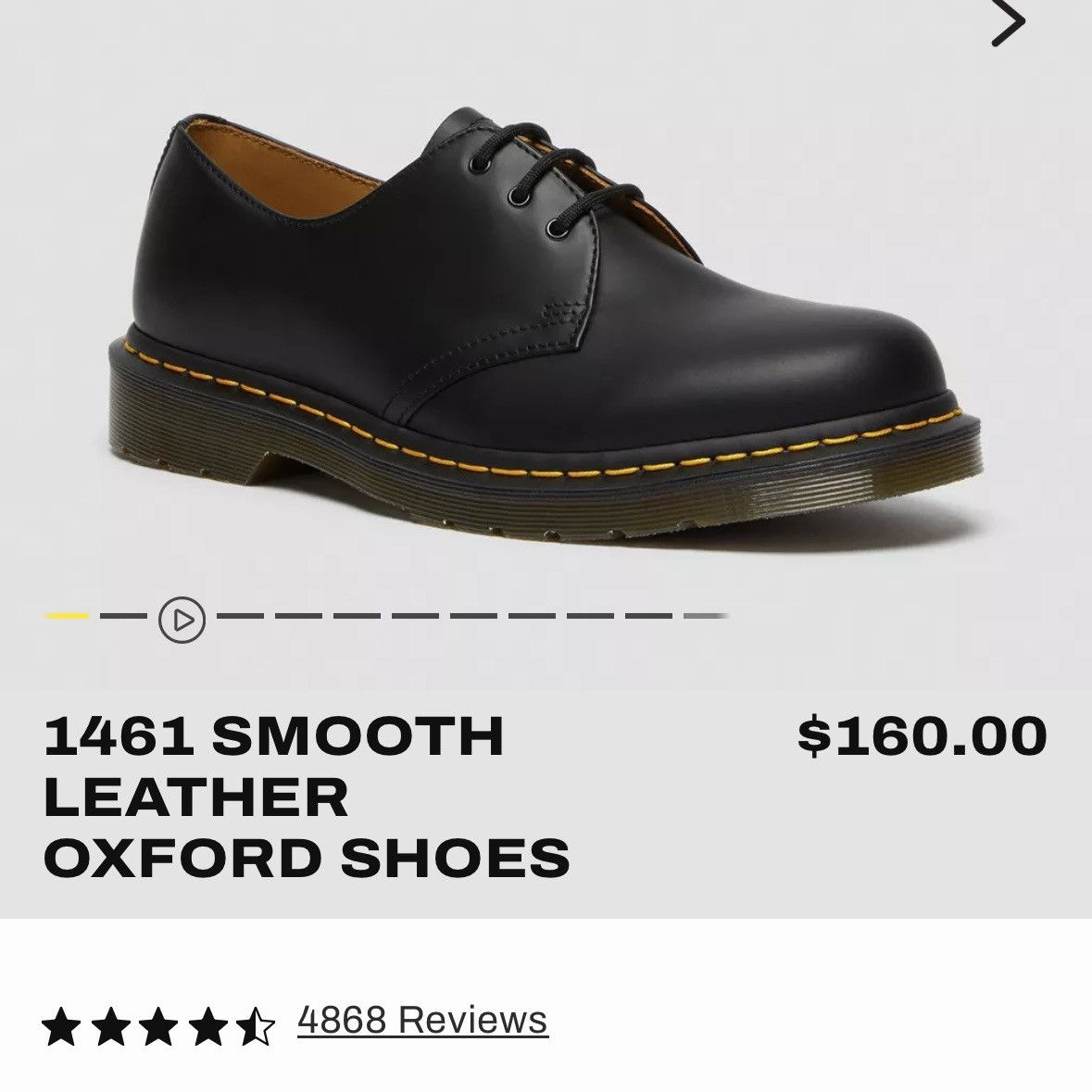 Dr. Martens Dr marten 1461 black Size US 9 / EU 42 - 4 Thumbnail