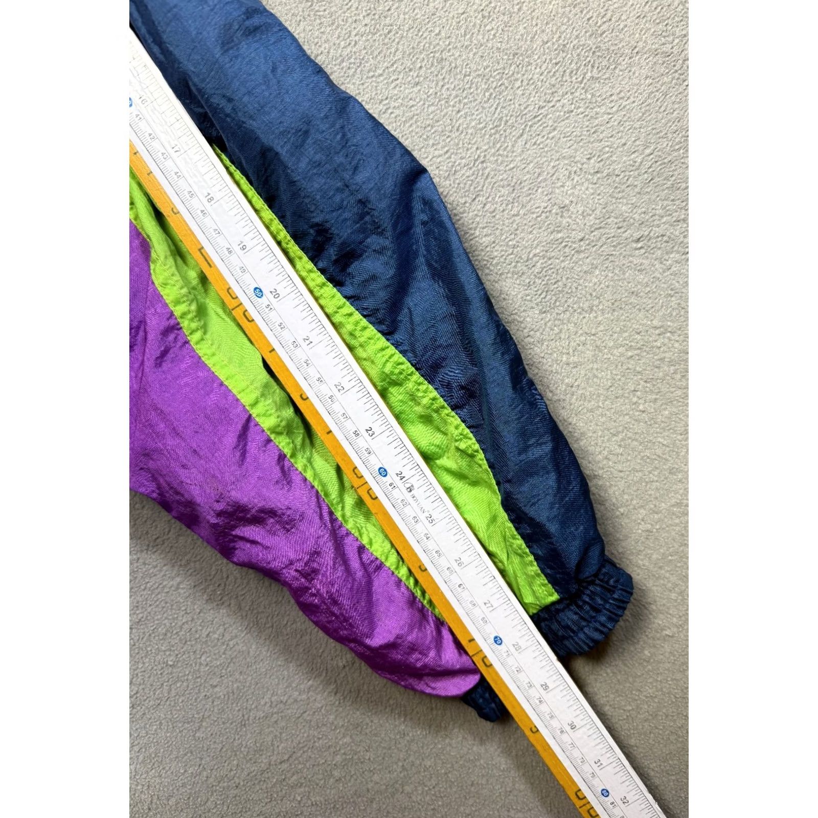 Vintage VINTAGE Skydivers International Jacket Mens 2XL Blue Windbreaker 90s Geometric Pockets Full Zip Size US XXL / EU 58 / 5 - 4 Thumbnail