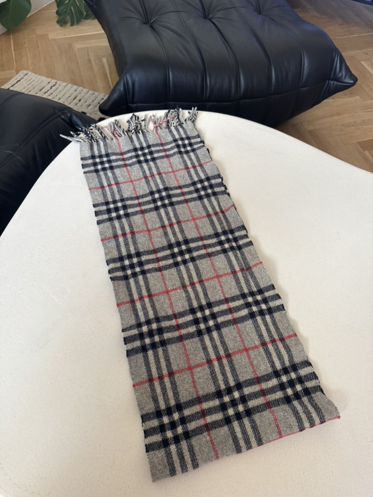 Burberry Burberry Muffler Scarf Nova Check Pattern Wool Casual Size ONE SIZE - 2 Thumbnail