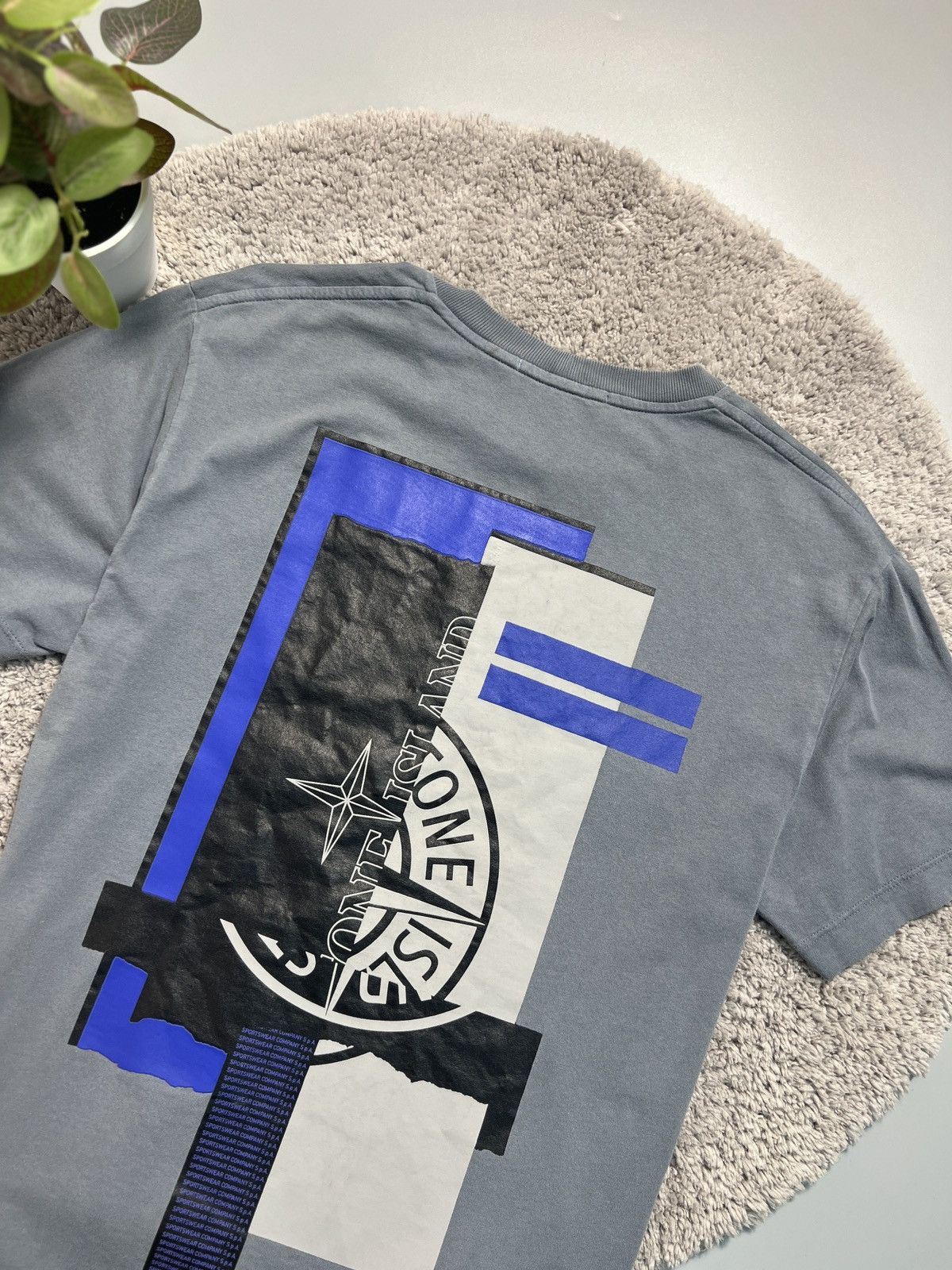 Stone Island × Vintage Stone Island Big Logo T Shirt Tee Size US S / EU 44-46 / 1 - 8 Thumbnail