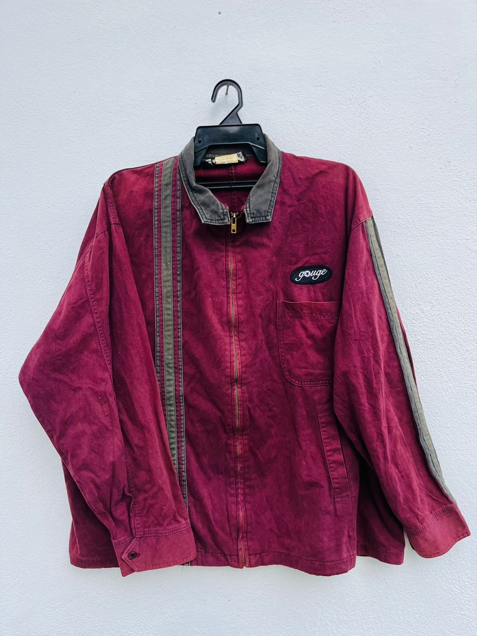 Japanese Brand Vintage 00s Gouge Skateboard Streetwear Fashion Style Size US L / EU 52-54 / 3 - 1 Thumbnail