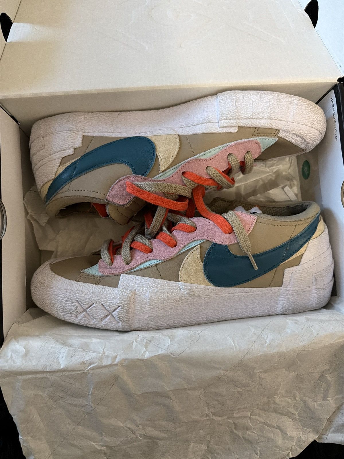 Kaws × Nike × Sacai Nike Blazer Low Sacai X Kaws Size US 12 / EU 45 - 2 Thumbnail