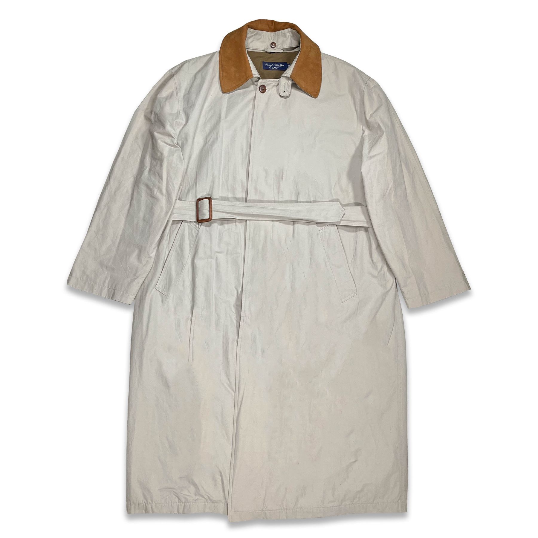 Gant GANT Rough Weather Vintage 90s Oldmoney Trenchcoat Size US M / EU 48-50 / 2 - 2 Thumbnail