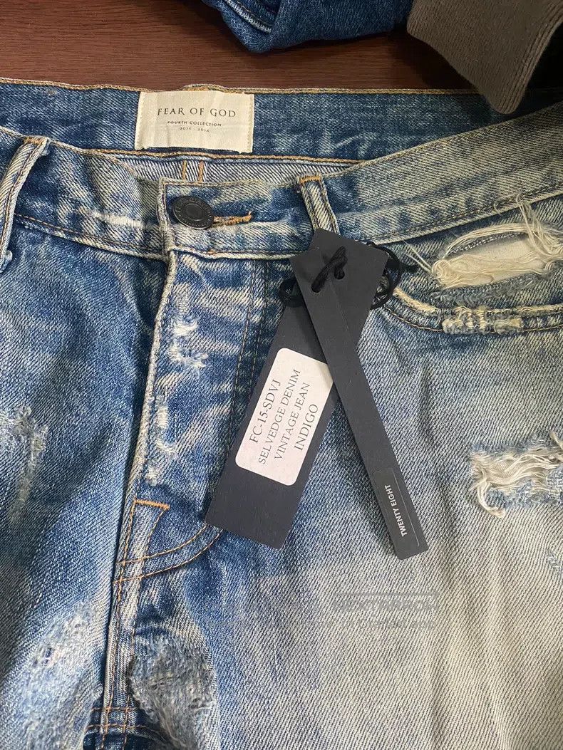 Fear of God Fear of God 4th OG Blue Bull Size US 28 / EU 44 - 4 Thumbnail