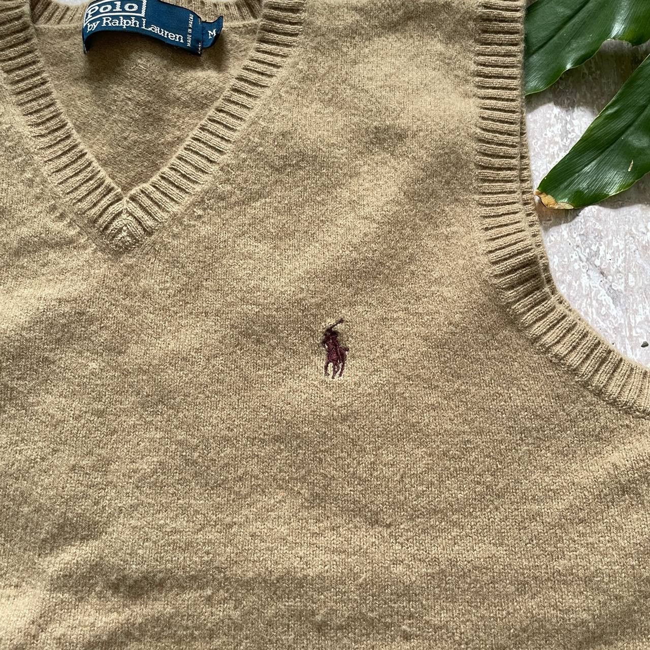 Polo Ralph Lauren × Vintage VINTAGE 90S POLO RALPH LAUREN SWEATER V NECK VEST PONY Size US M / EU 48-50 / 2 - 4 Thumbnail