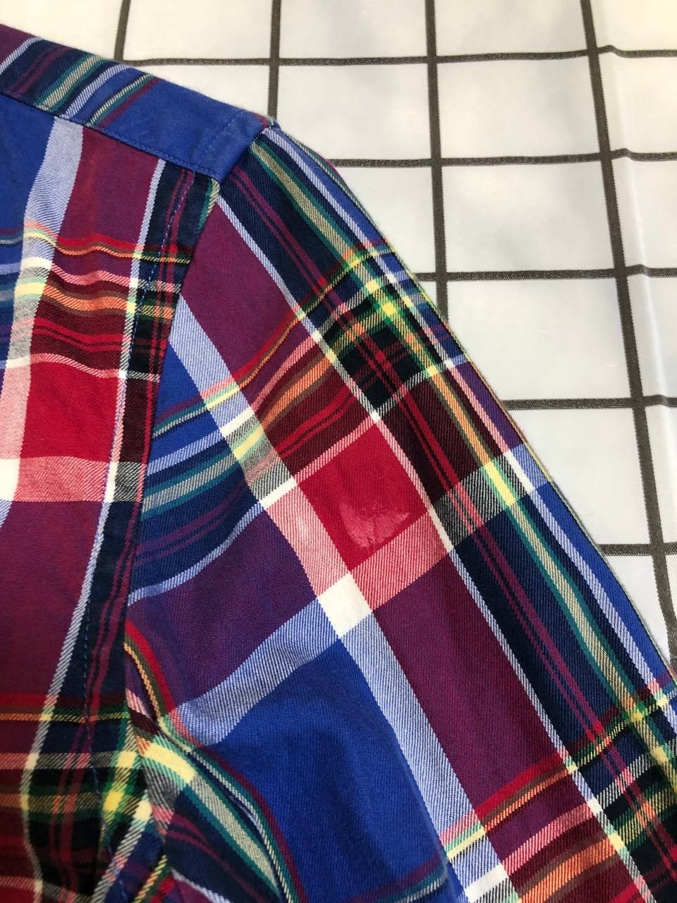 Polo Ralph Lauren Ralph Lauren Mens Shirt Plaid Madras Color Block Colored Size US S / EU 44-46 / 1 - 5 Thumbnail