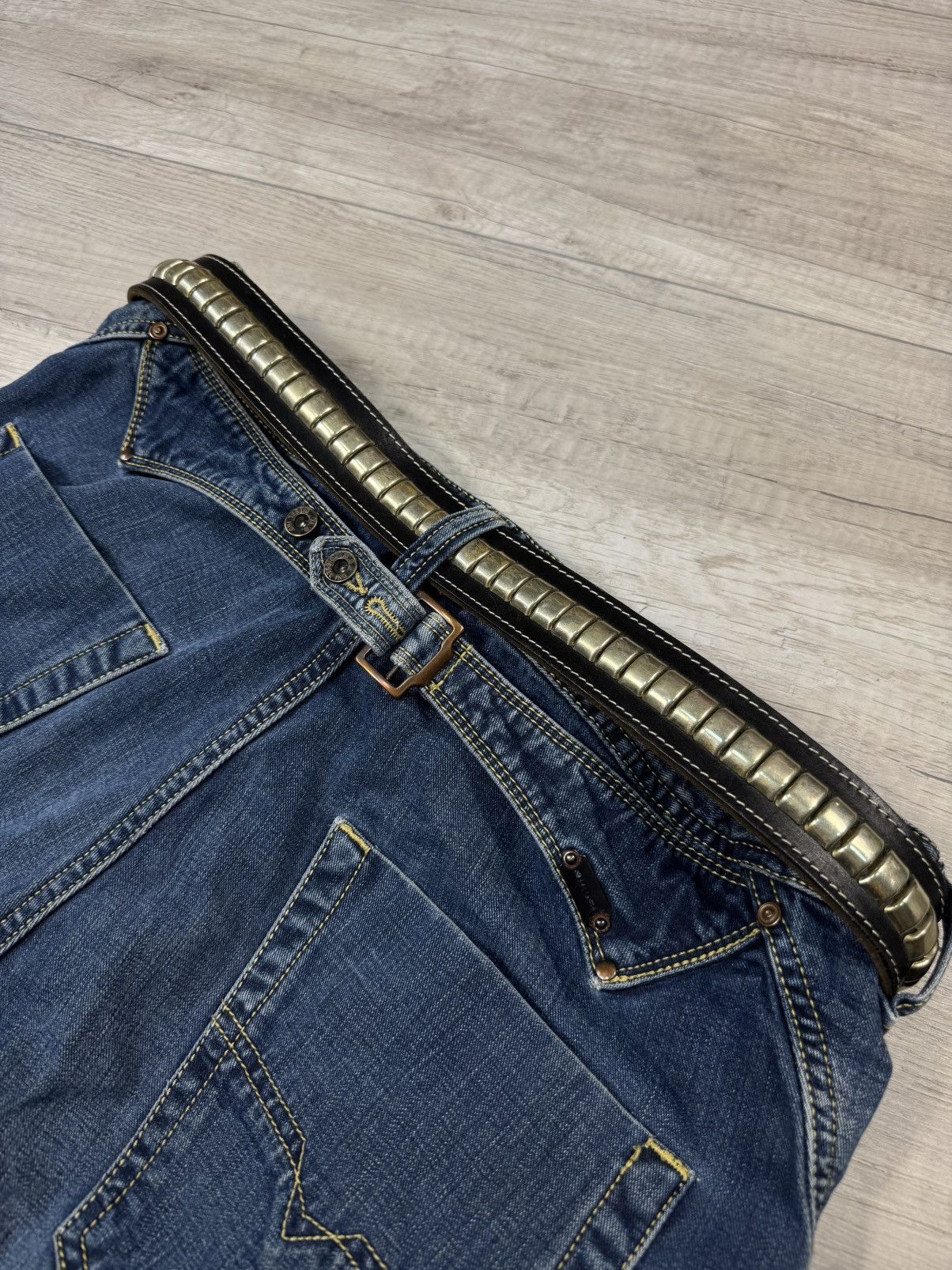 If Six Was Nine VINTAGE Y2K JAPANESE BELT ALT GOTH PUNK RAVE KANYE STYLE Size ONE SIZE - 4 Thumbnail