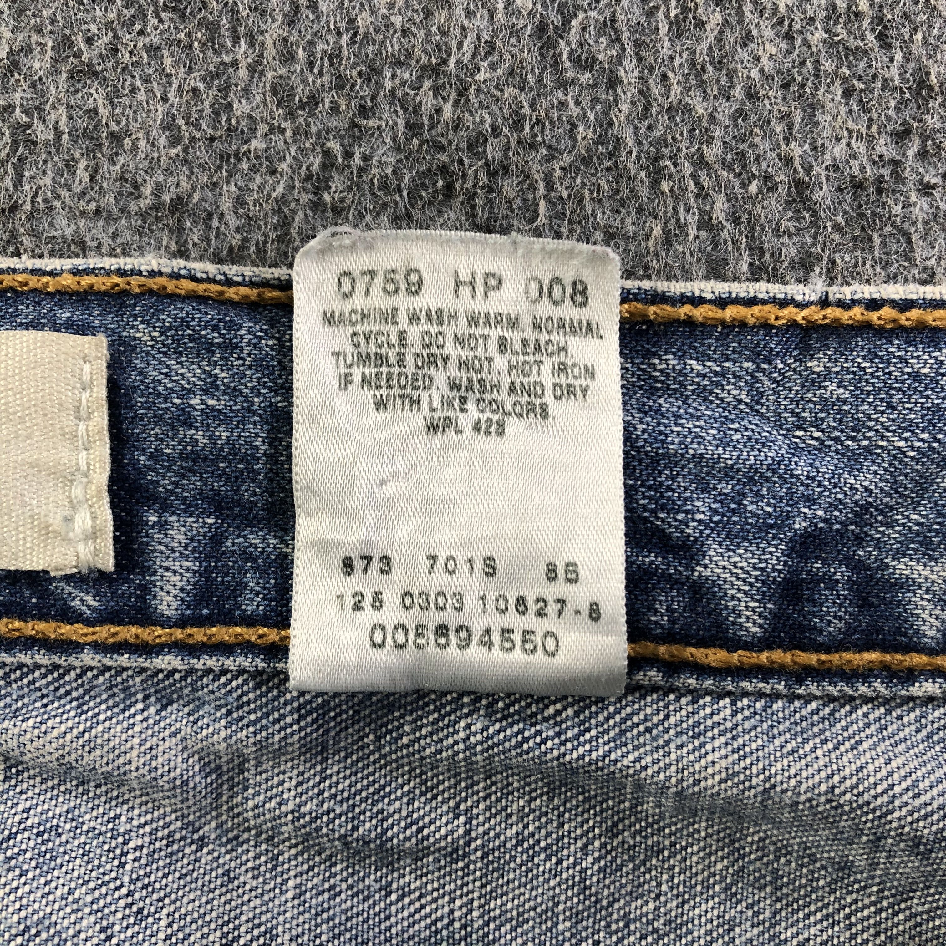 Levi's Vintage Blue Wash Levis 569 Jeans-J4192 Size US 34 / EU 50 - 13 Thumbnail