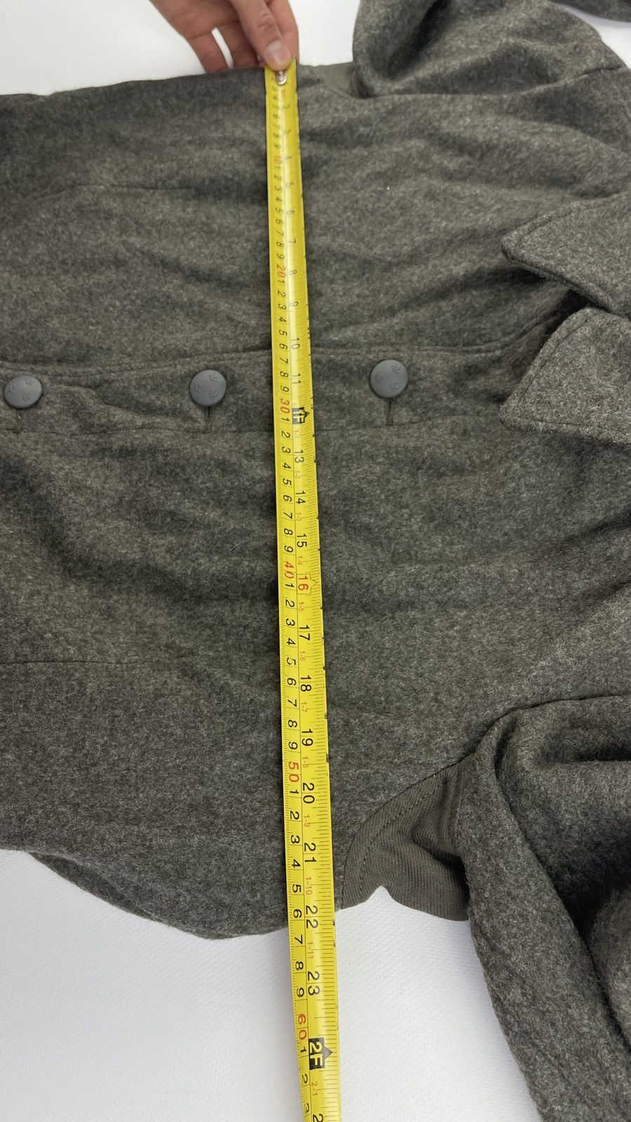 Vintage Vtg 1978 Swedish Military Khaki Suit Coat Pants Size 42R - 13 Thumbnail