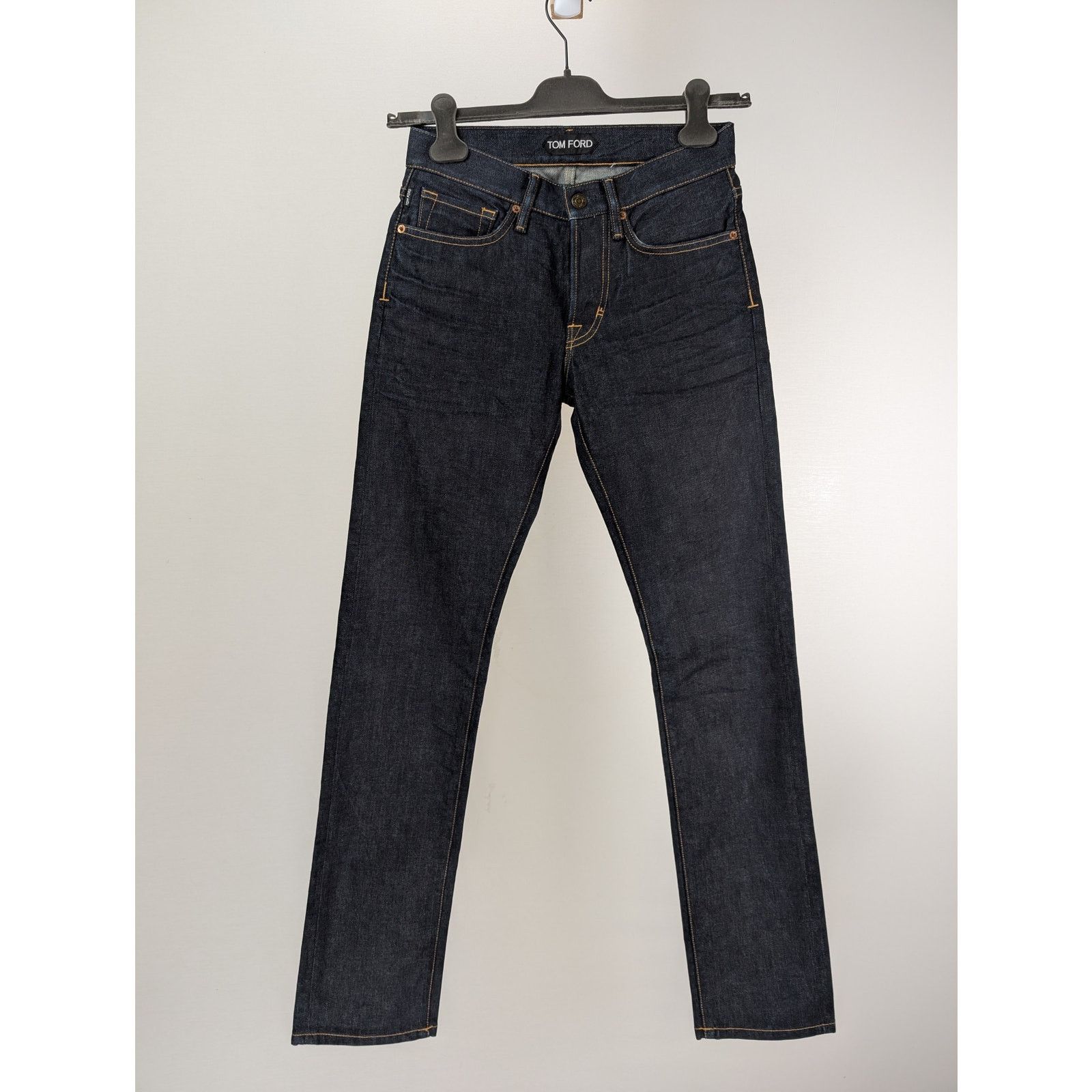 Tom Ford o1rshd1 Q:2 / Straight Denim Jeans in Blue 29 Size US 29 - 7 Thumbnail
